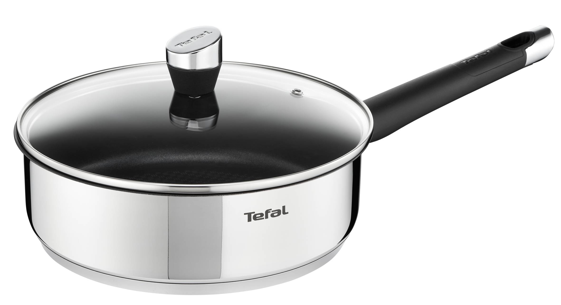 EMOTION INOX Sauteuse 26 cm + couvercle en verre