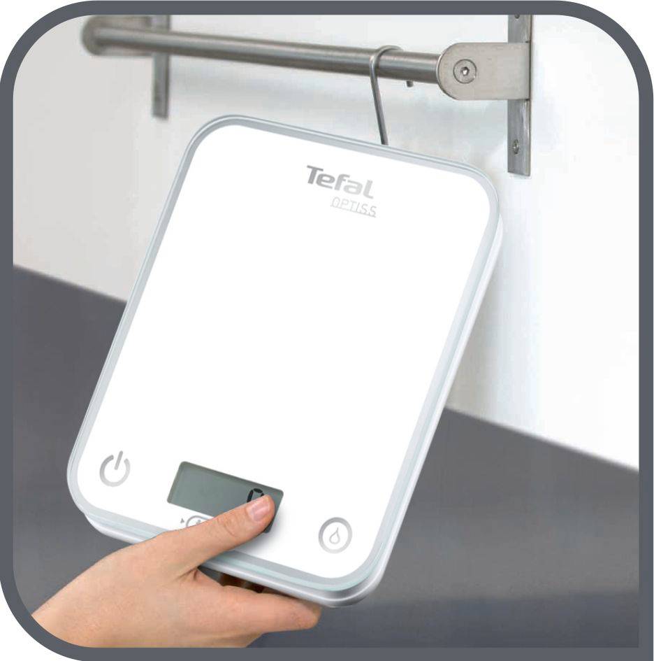 OPTISS BLANCHE Balance de cuisine