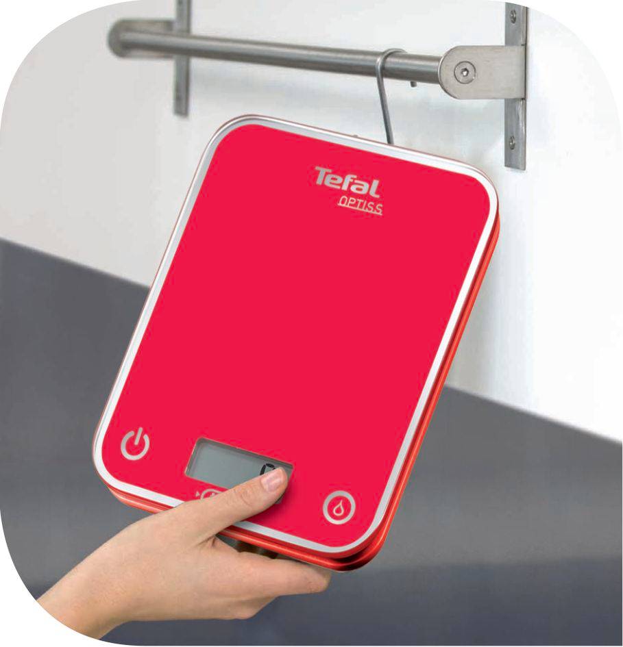 OPTISS FRAMBOISE Balance de cuisine