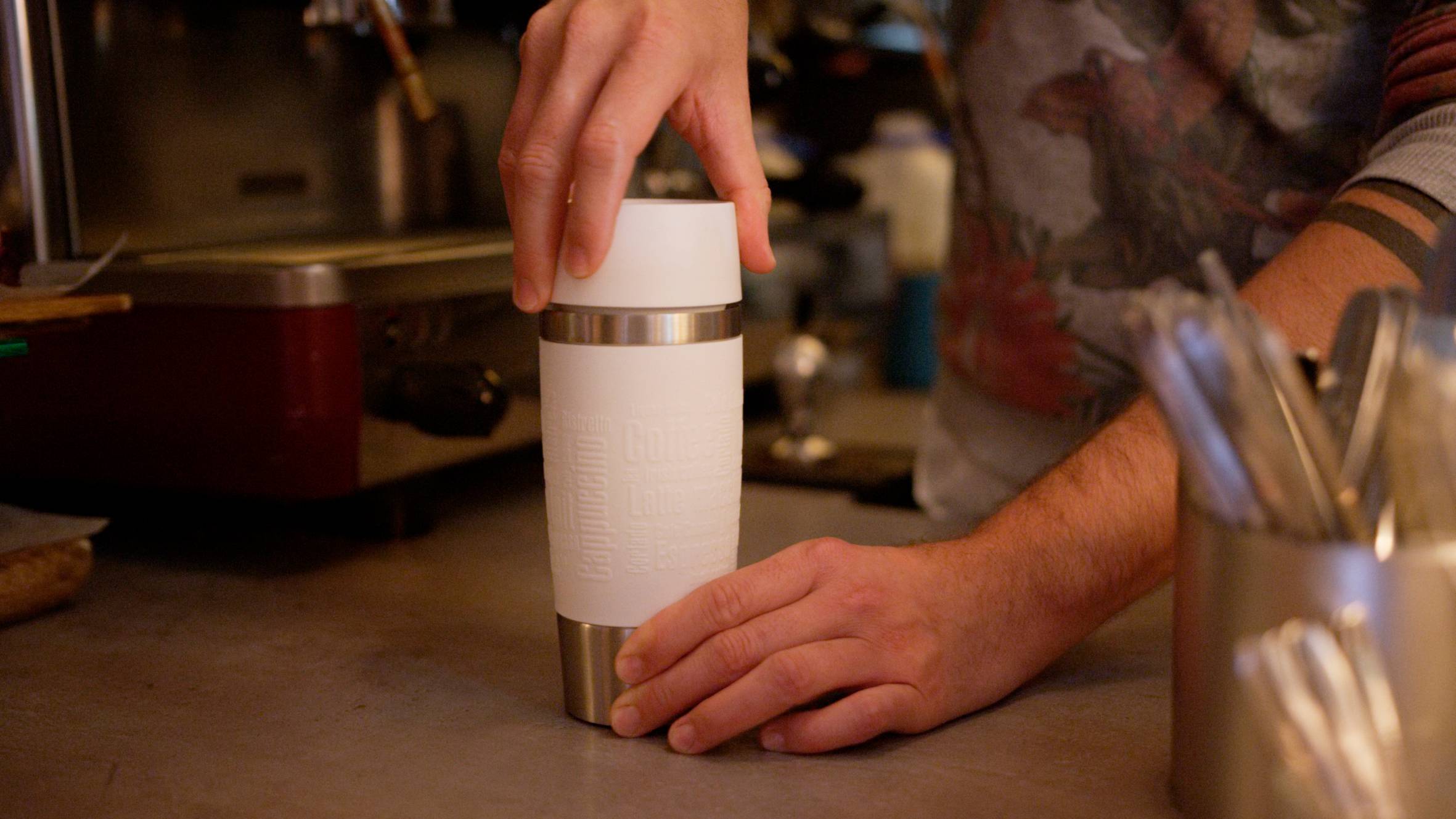 Travel mug mug isotherme 0.36l rouge