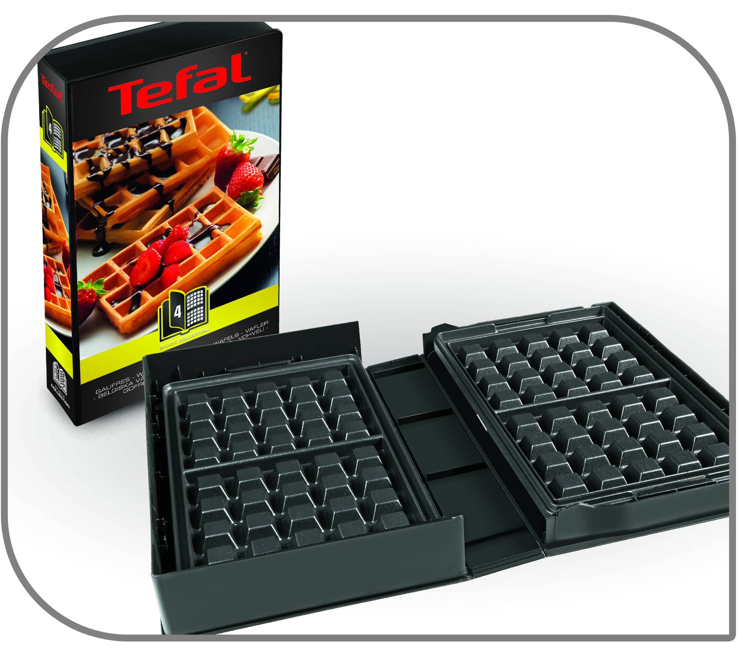 Tefal Snack Collection SW8674F0 - Appareil à Gaufres Et Croque-Monsieur + 20 Jeux De Plaques Disponibles