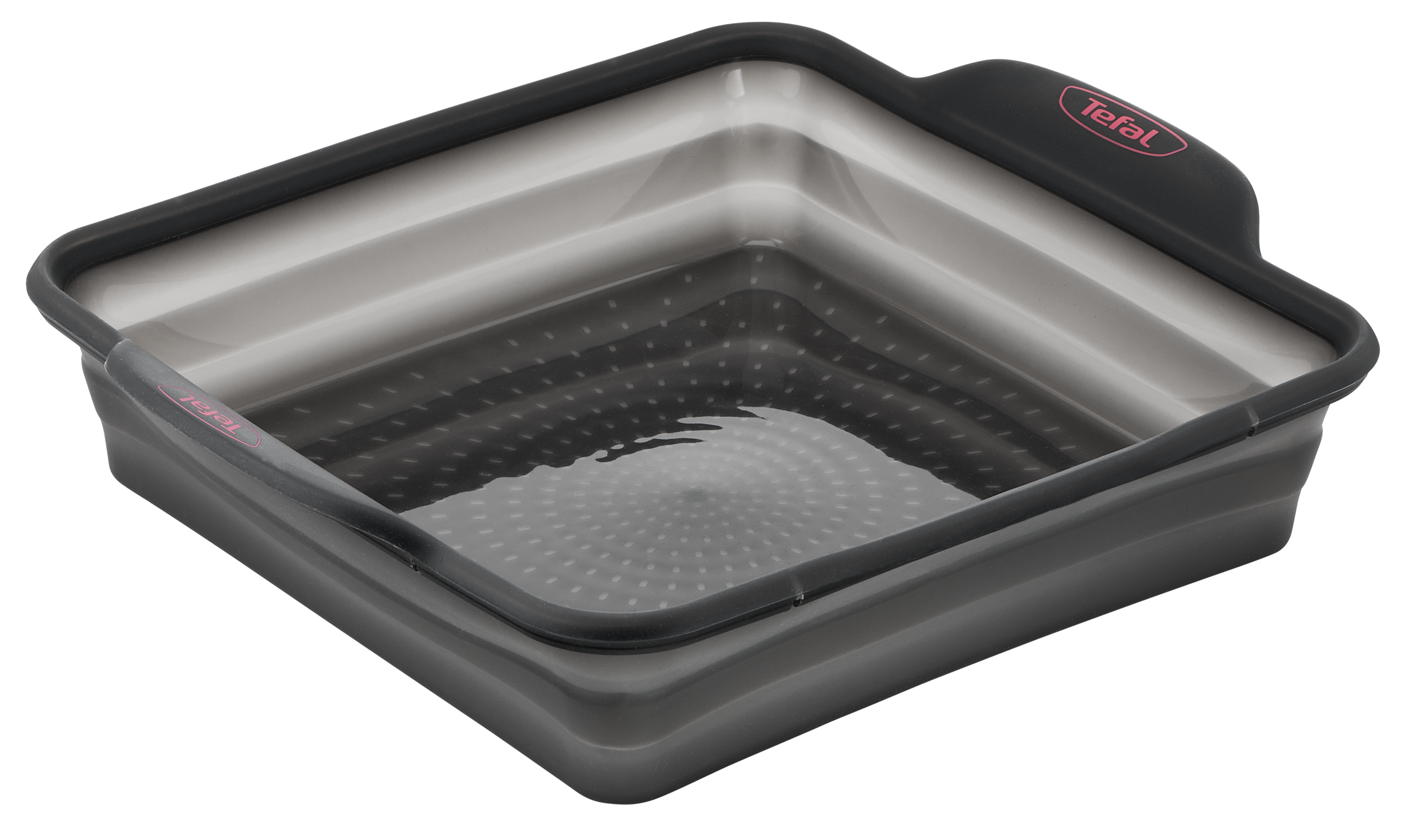 CRISPYBAKE Moule à cake carré silicone rétractable 23X23 cm