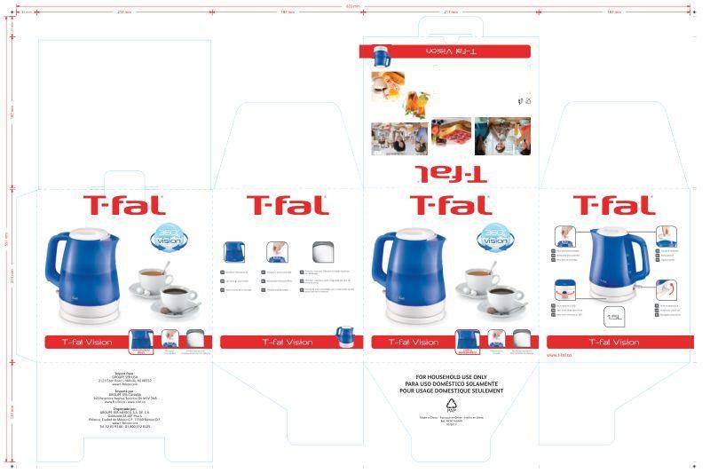 DELFINI VISION BLEUE TRANSPARENTE 1,5L