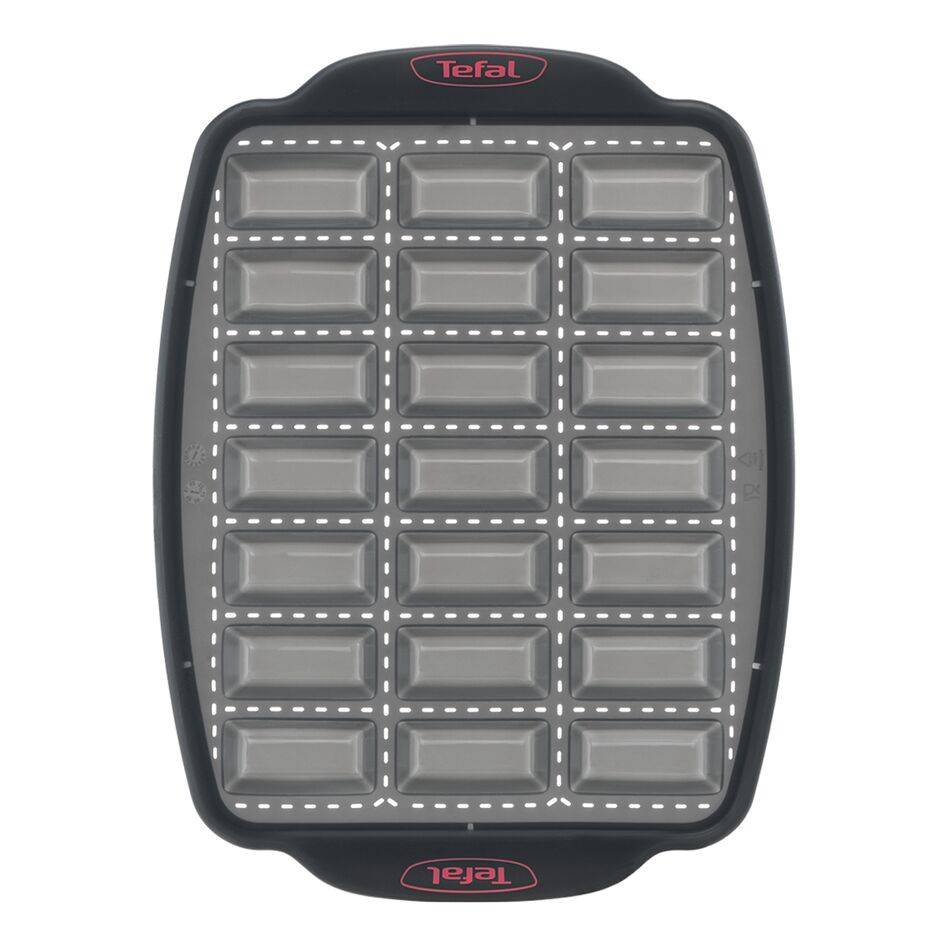 Crispybake moule 21 mini financiers silicone 29x21cm