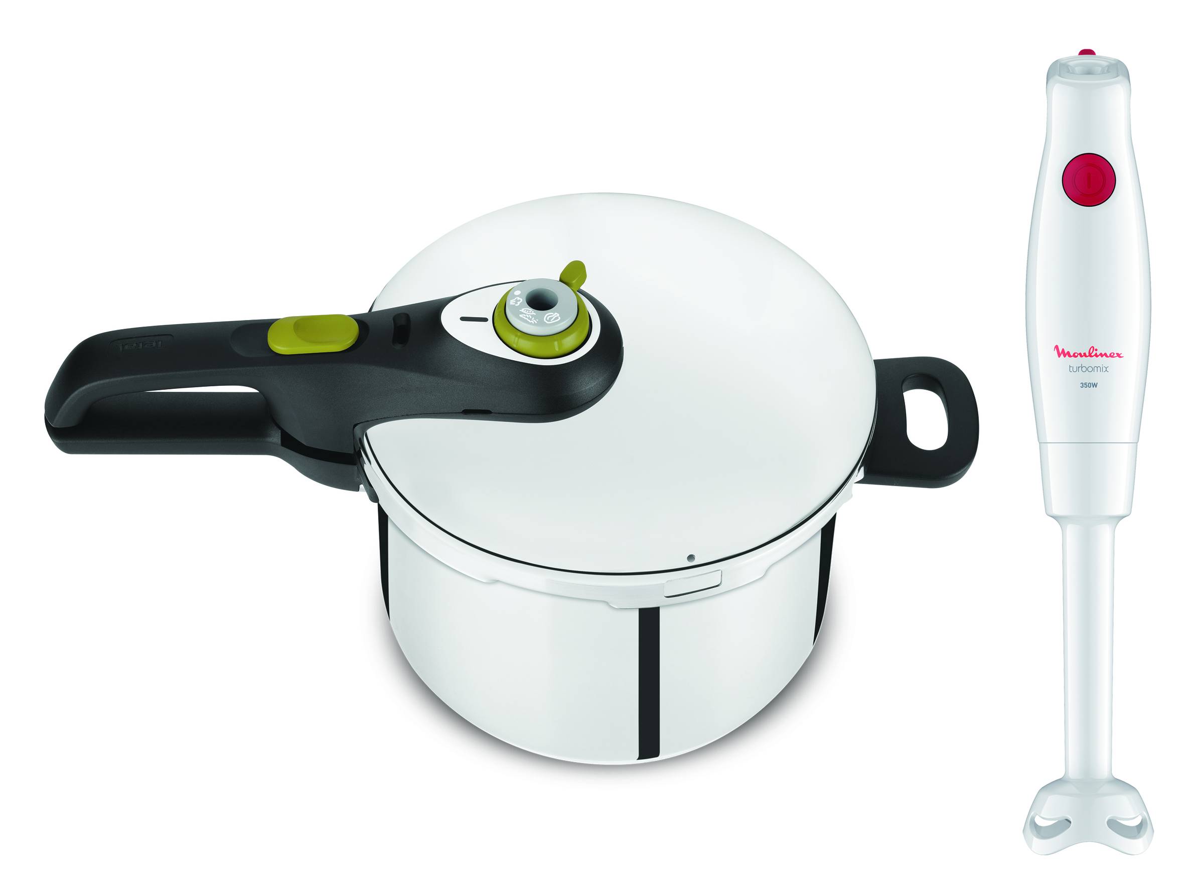 SECURE 5 NEO Cocotte-minute® 8L induction + mixeur plongeant Moulinex