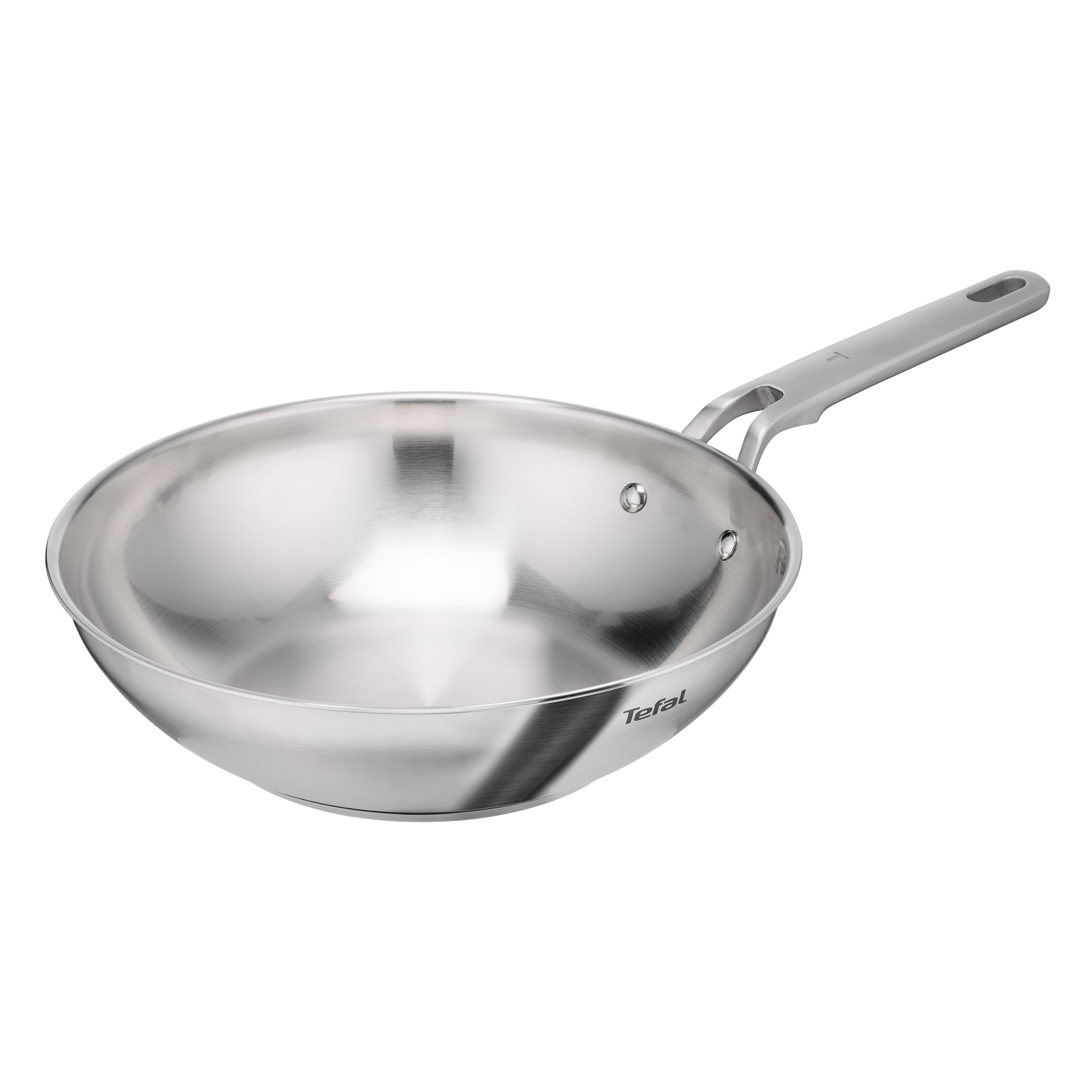 Extreme, Poêle wok 28 cm, Acier inoxydable de qualité supérieure, Garantie 10 ans