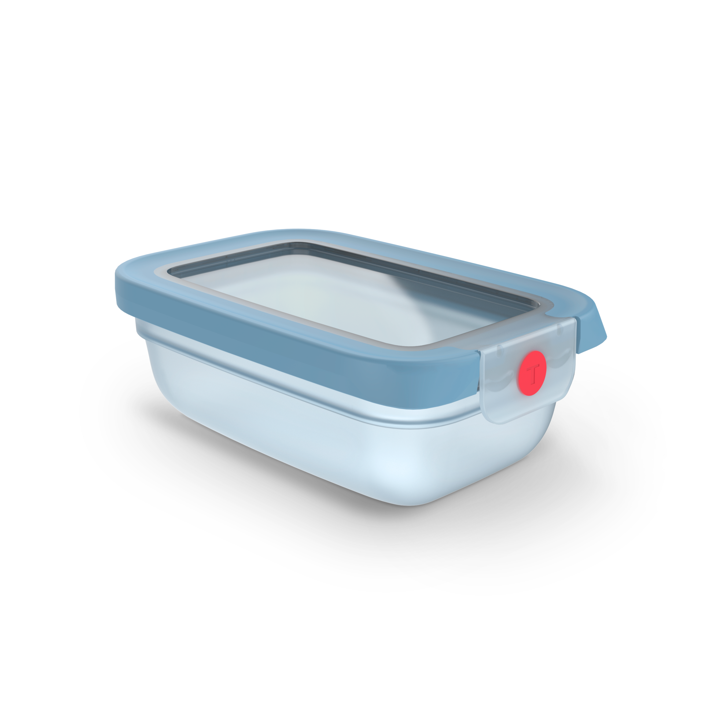 ONECLICK, Set 3 boîtes, 0,5L, Bleu