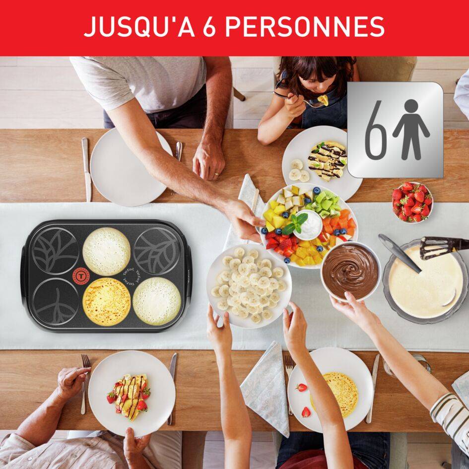 CREP'PARTY NOIR 6 CREPES