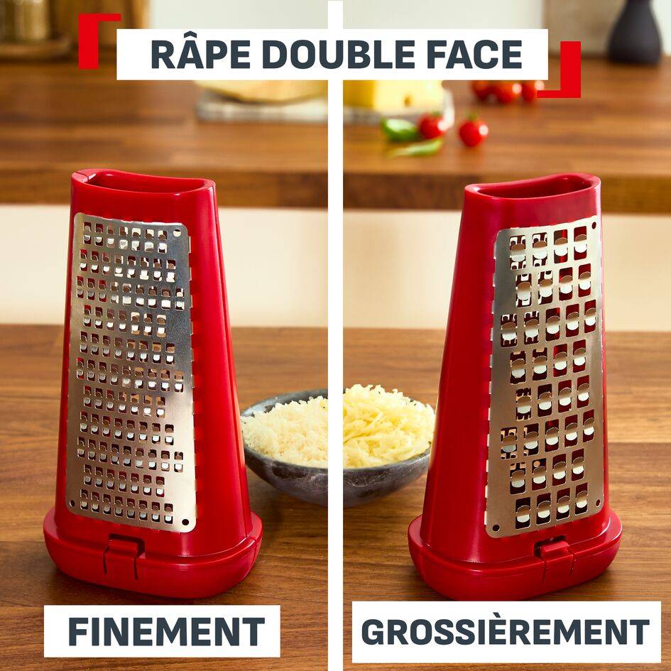 Ingenio+, Râpe avec boîte, Double face