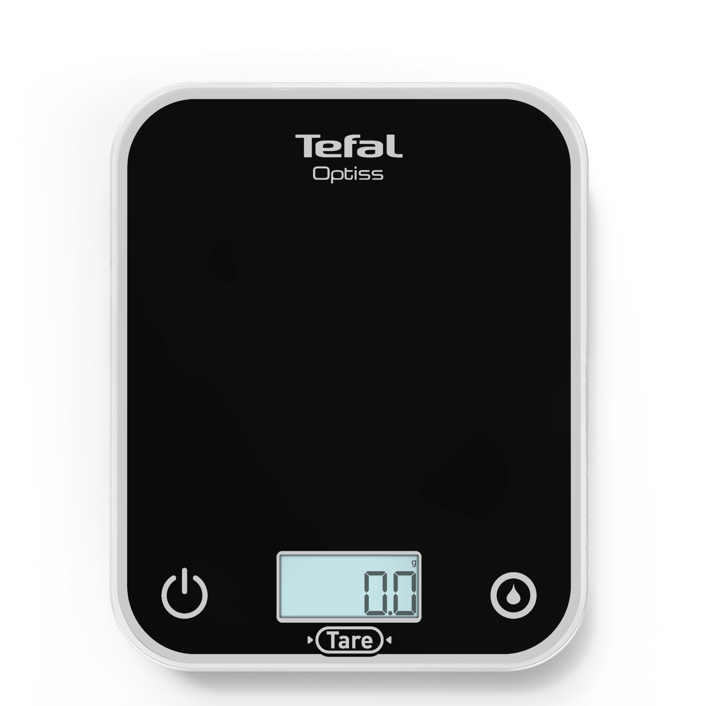 Optiss, Balance de cuisine électronique, jusqu'à 5 Kg, Noire