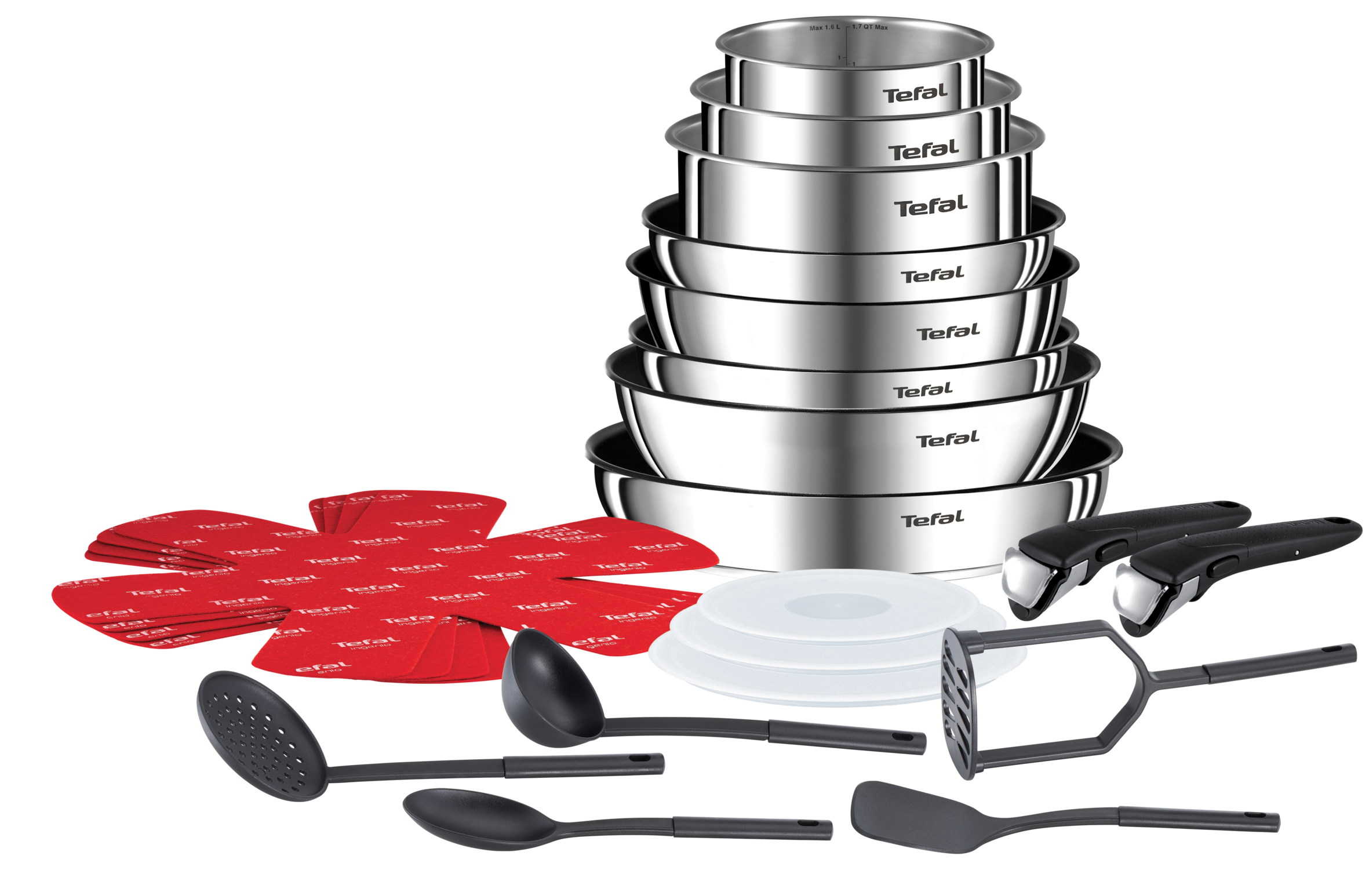 INGENIO EMOTION Batterie de cuisine 22 pièces 