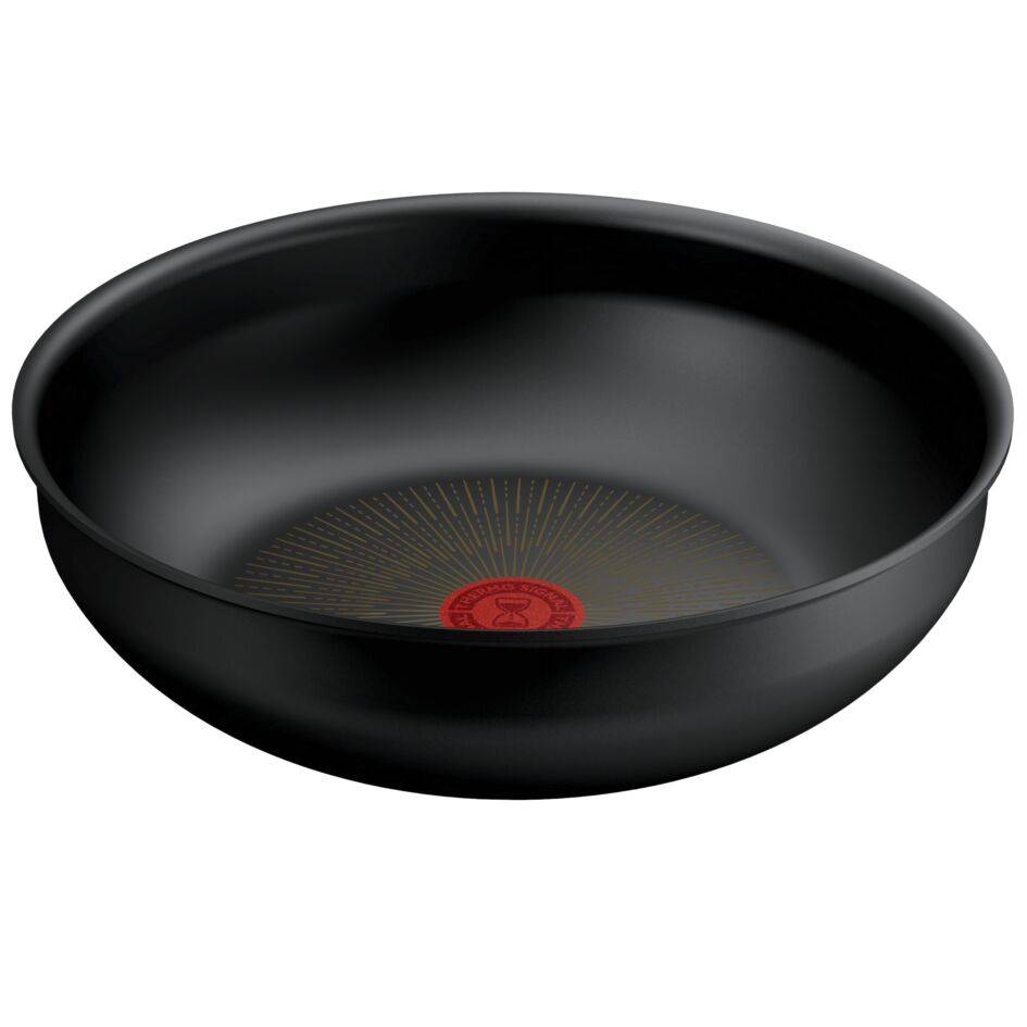 Ingenio Eco Resist, Poêle wok 28&nbsp;cm, Design empilable, Noir, Induction
