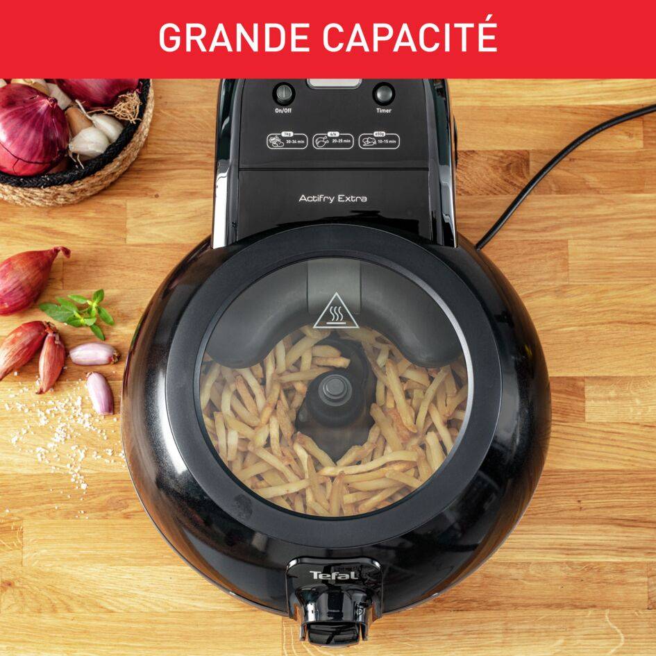 Actifry Extra, Air fryer, 1.2 kg de frites, 1.2L, Jusqu'à 6 personnes