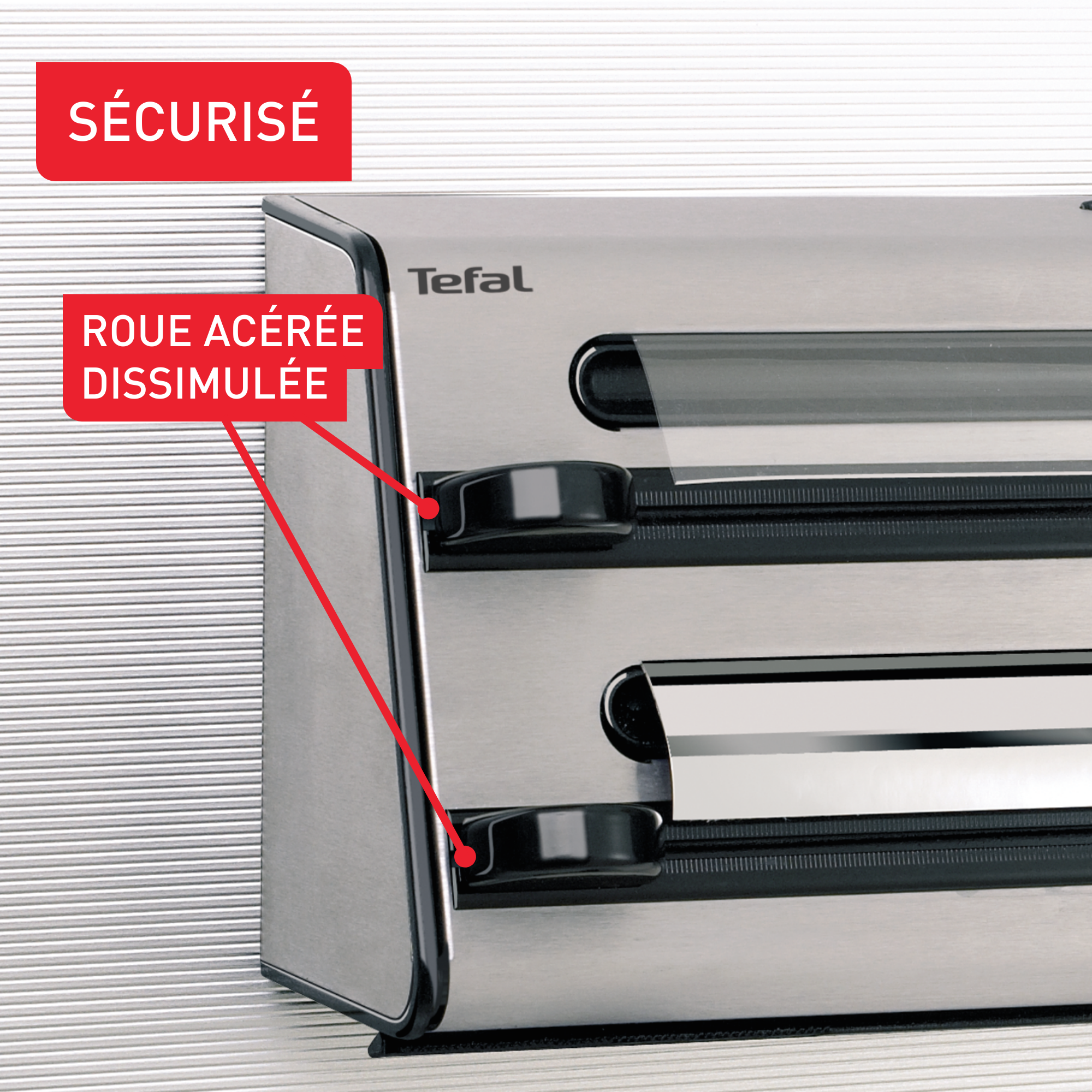 Ingenio Kitchen Gadgets, Triple distributeur, Essuie-tout, Papier aluminium, Film plastique