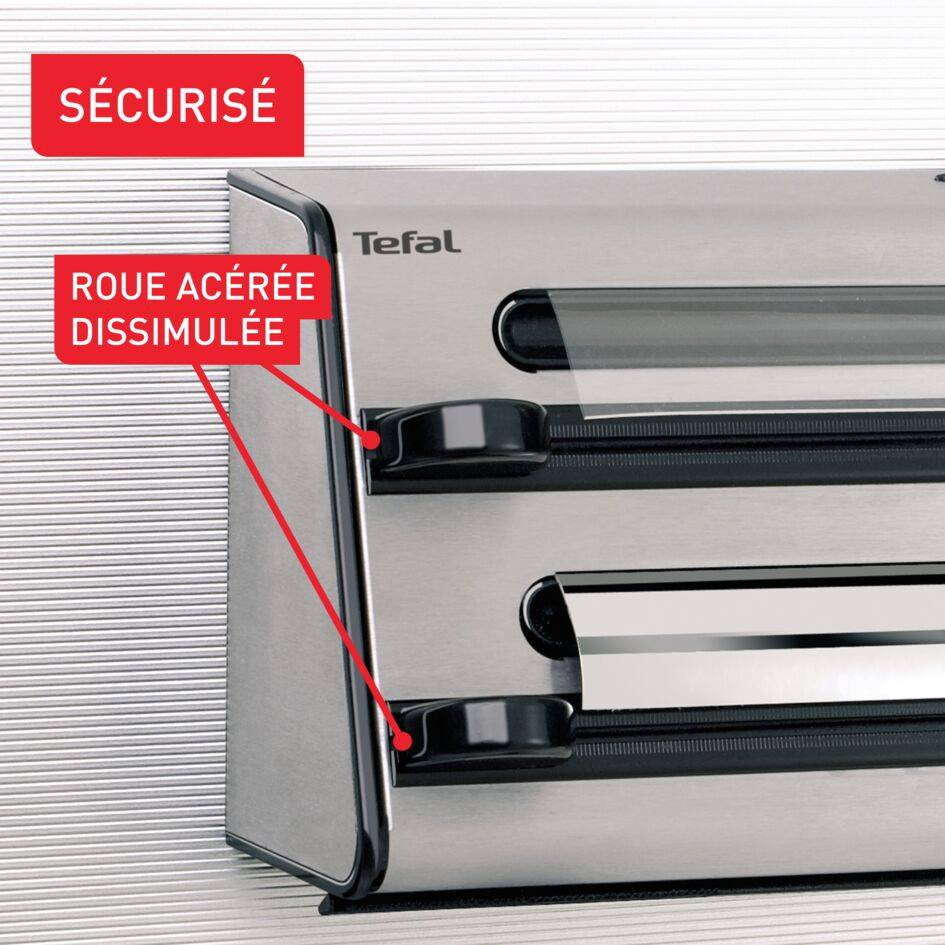 Ingenio Kitchen Gadgets, Triple distributeur, Essuie-tout, Papier aluminium, Film plastique