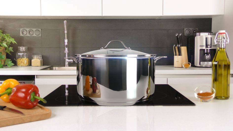 Intuition, Inox, Batterie de cuisine 7 p, Induction