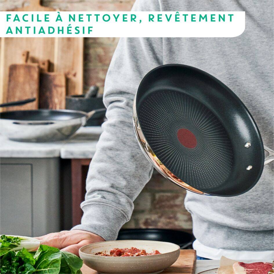 JAMIE OLIVER COOK'S DIRECT Inox Poêle 28 cm