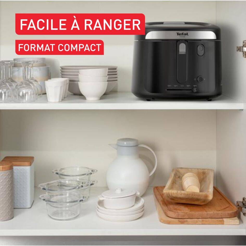 Vision, friteuse, Grande fenêtre pour garder un oeil sur la cuisson