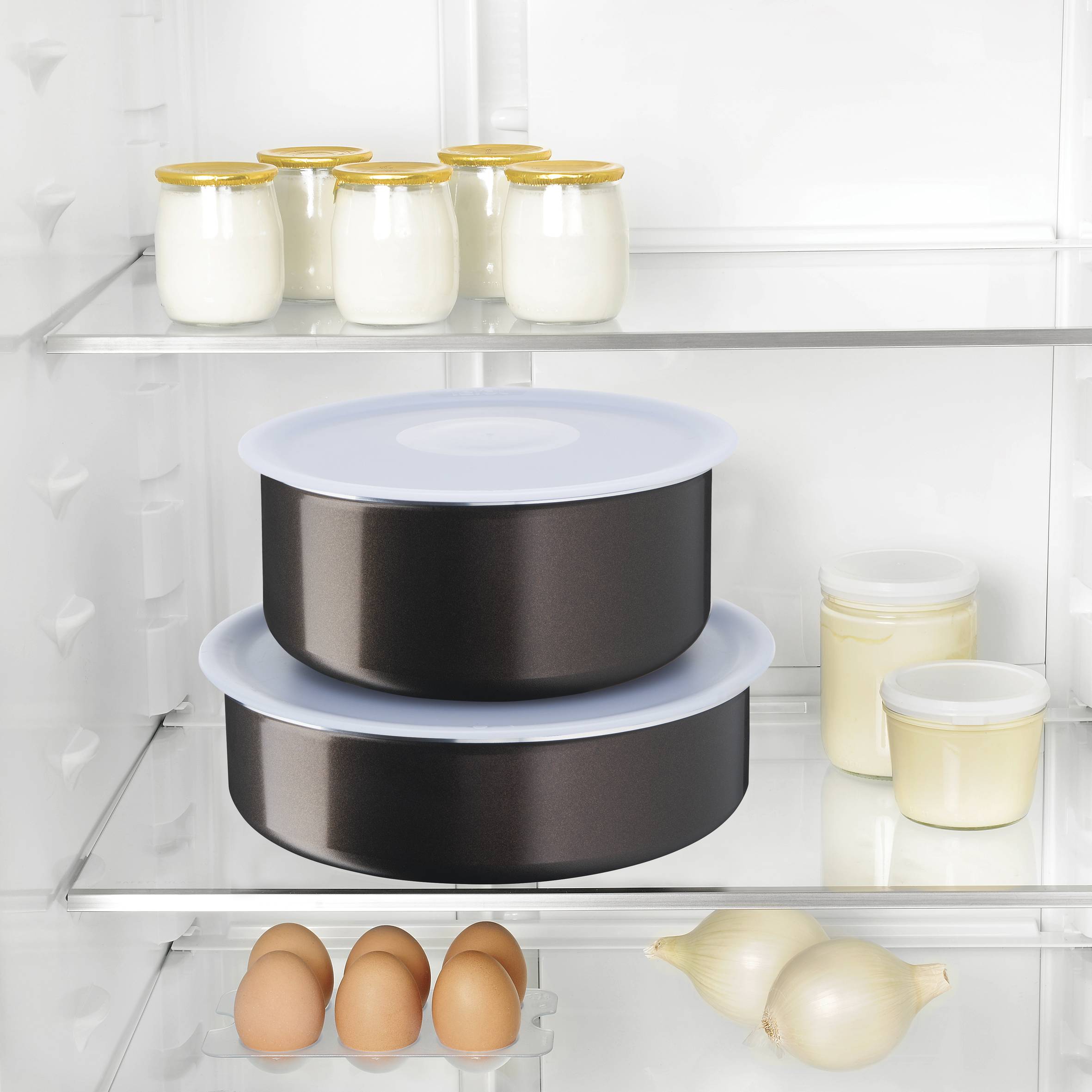 Ingenio Easy Plus Lot 2 poêles 22/26 cm + poignée