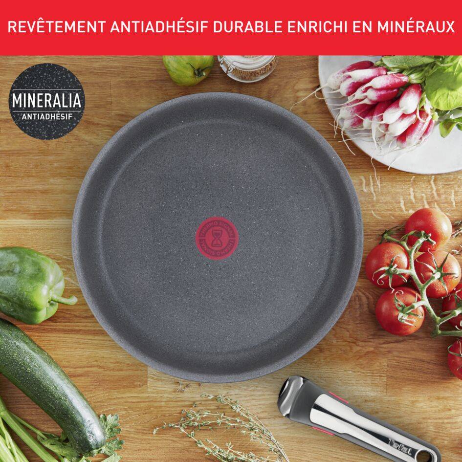 Ingenio Natural Force, Antiadhésif, Sauteuse 24 cm, Induction