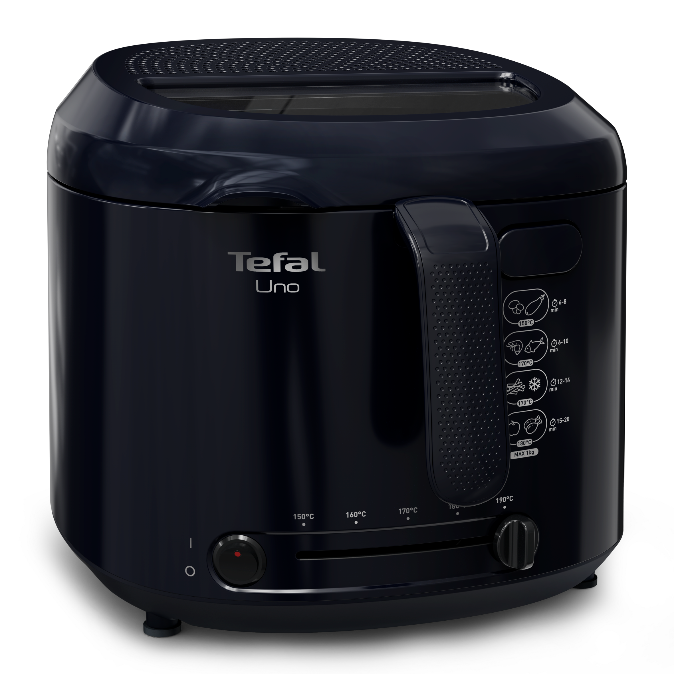 Friteuse Uno, capacité de 1&nbsp;kg, 4&nbsp;personnes, compact