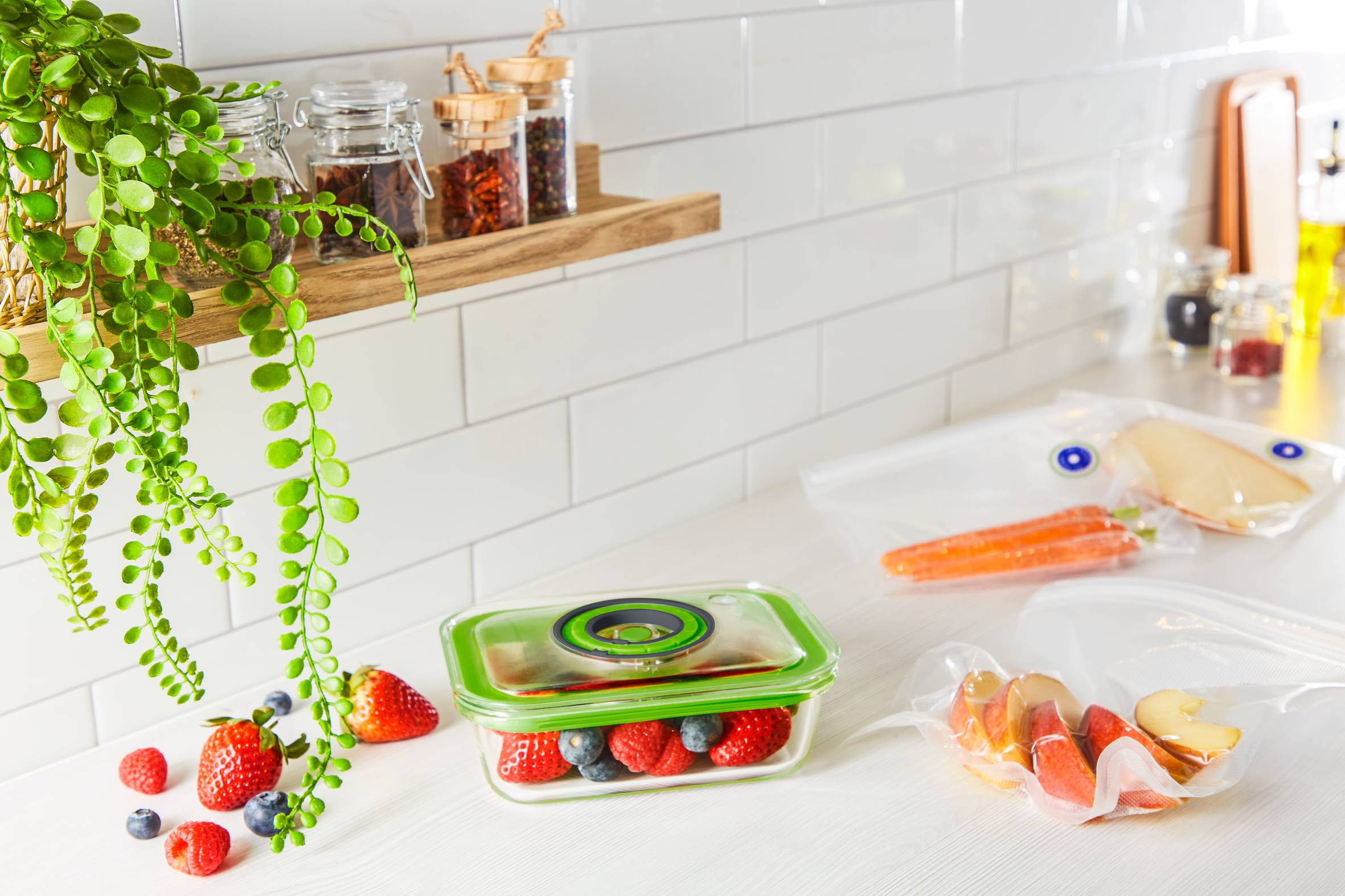 Boîte sous vide en verre 1.04L