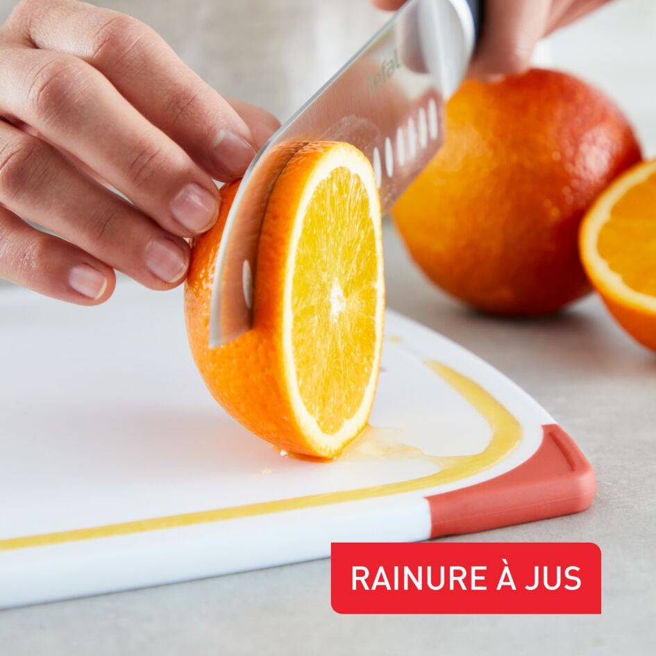 Fresh Kitchen, Planche à découper, Plastique robuste, Antidérapante, Poignée