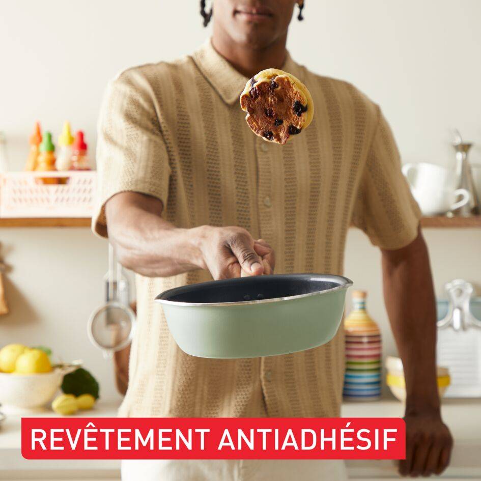 One Pick Pot, Poêle 22&nbsp;cm, Polyvalence, Revêtement antiadhésif résistant