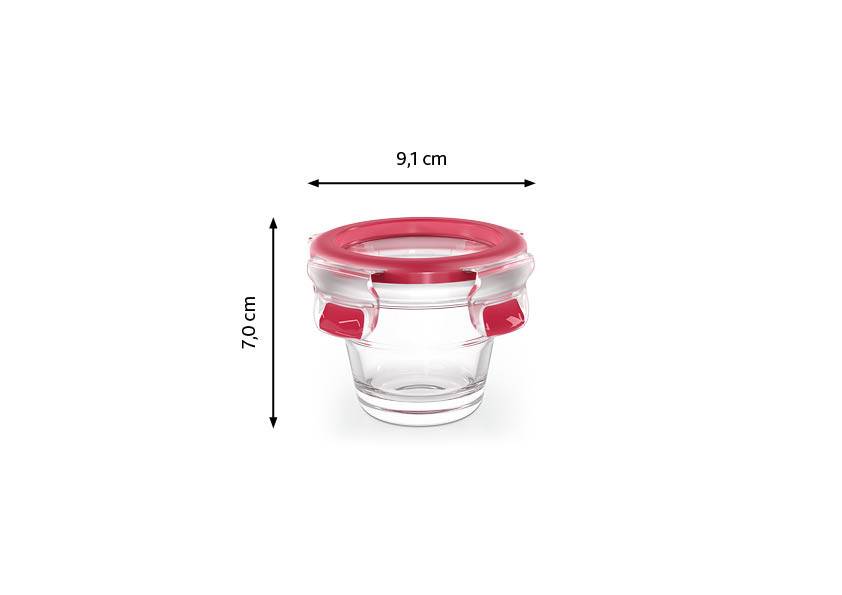 CLIP&CLOSE Verre ronde 0,1 L