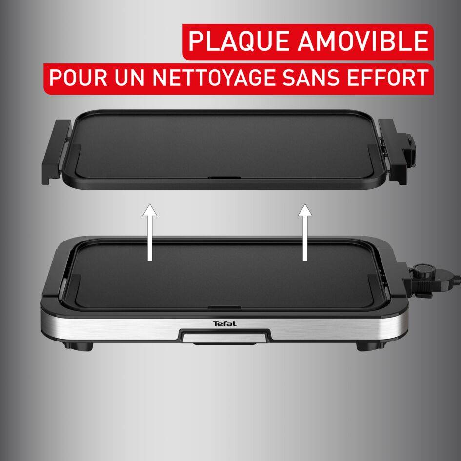 Giant Plancha, Plancha, Plaque amovible, 12&nbsp;personnes, Revêtement antiadhésif