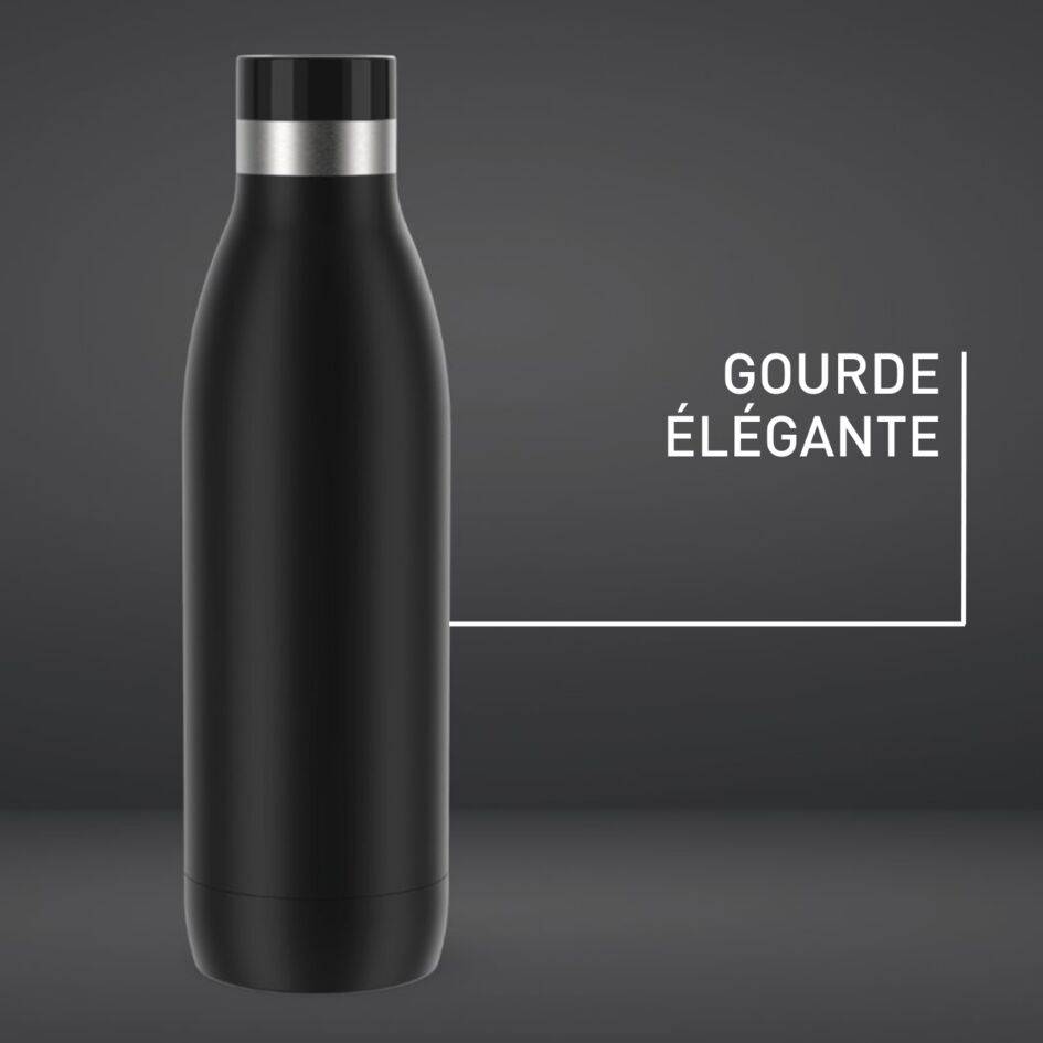 BLUDROP Gourde 0.7 L Noir