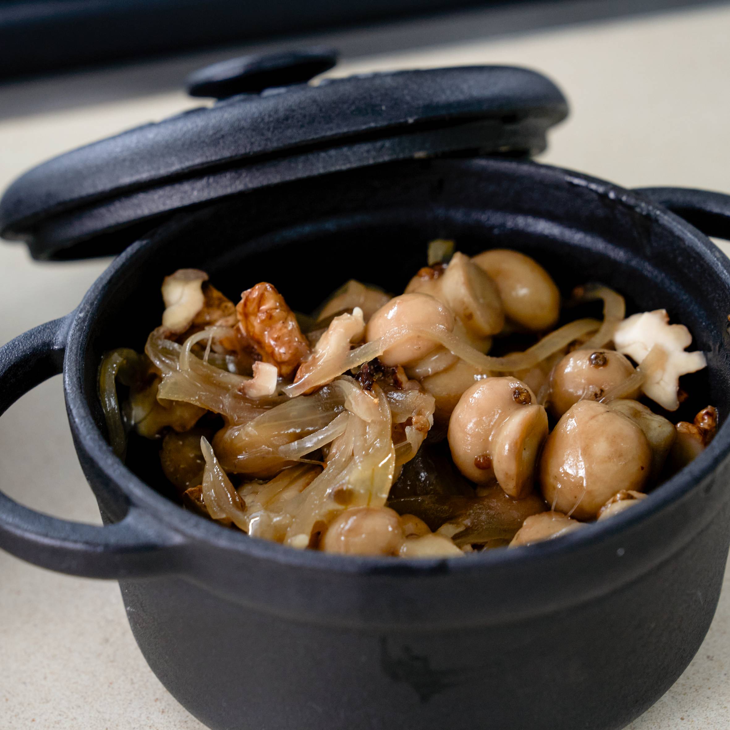 Pierre Gagnaire heritage set 4 mini cocottes fonte d'acier rondes 10cm / 0,3l