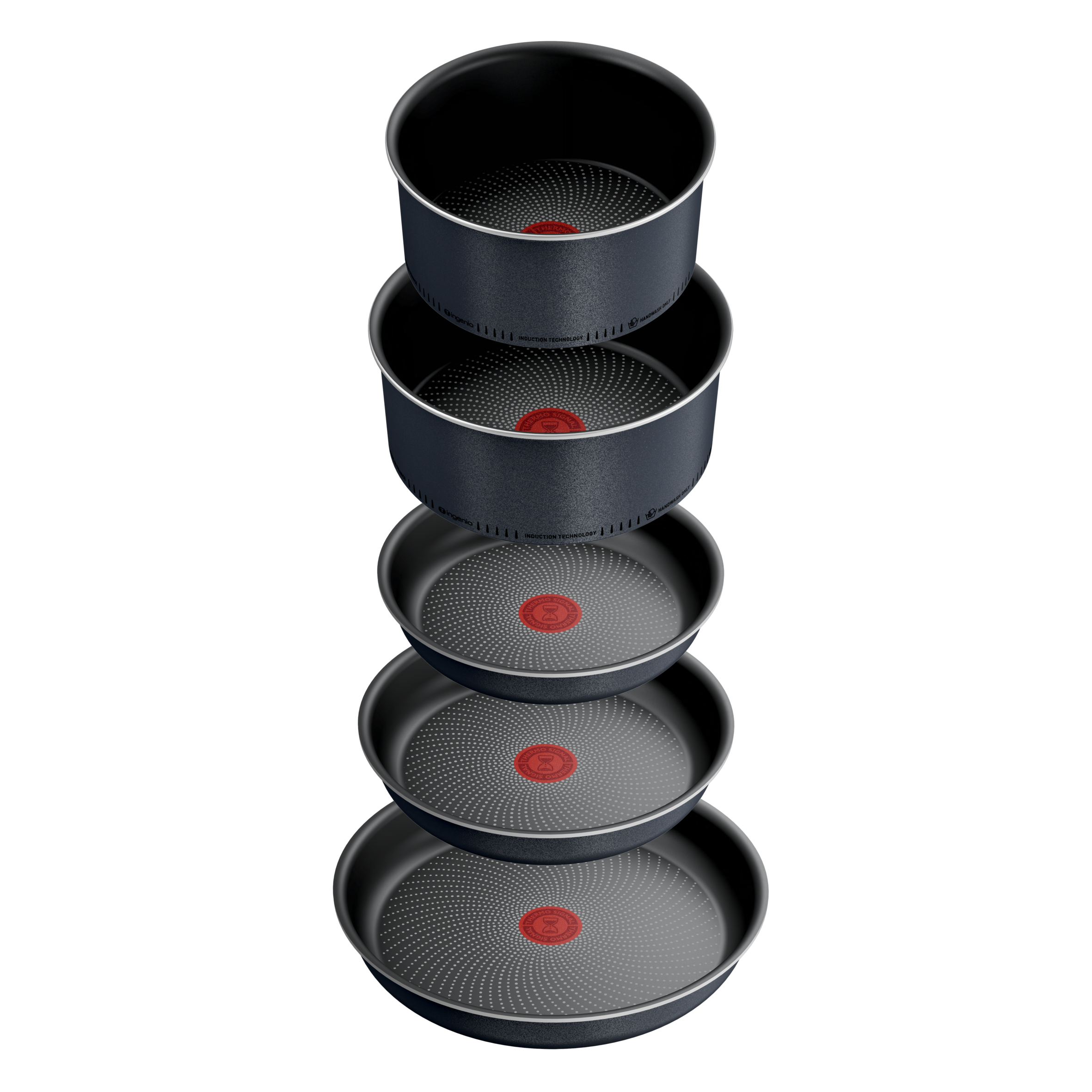 Ingenio So'Light, Antiadhésif, Batterie de cuisine 16 pièces, Induction, Légèreté