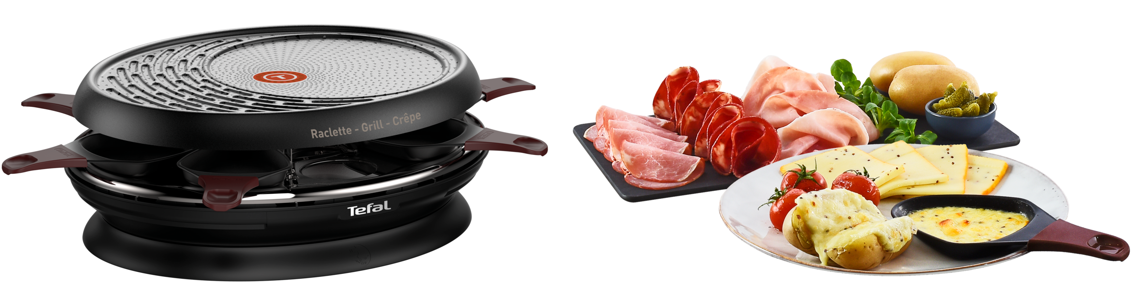 Raclette Store'inn plaque gril et crêpes noir