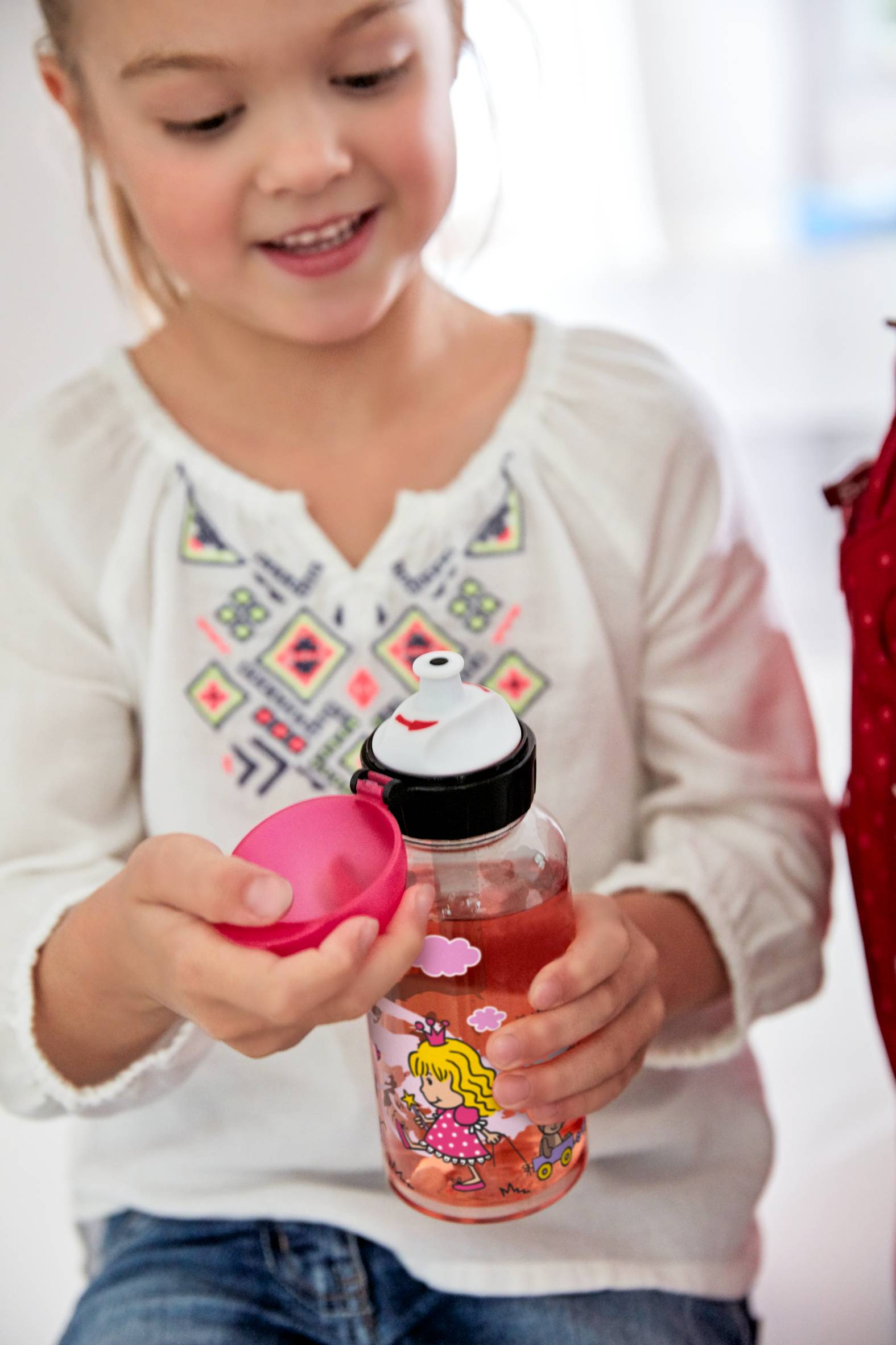 TRITAN Gourde 0.4L jaune décor renard