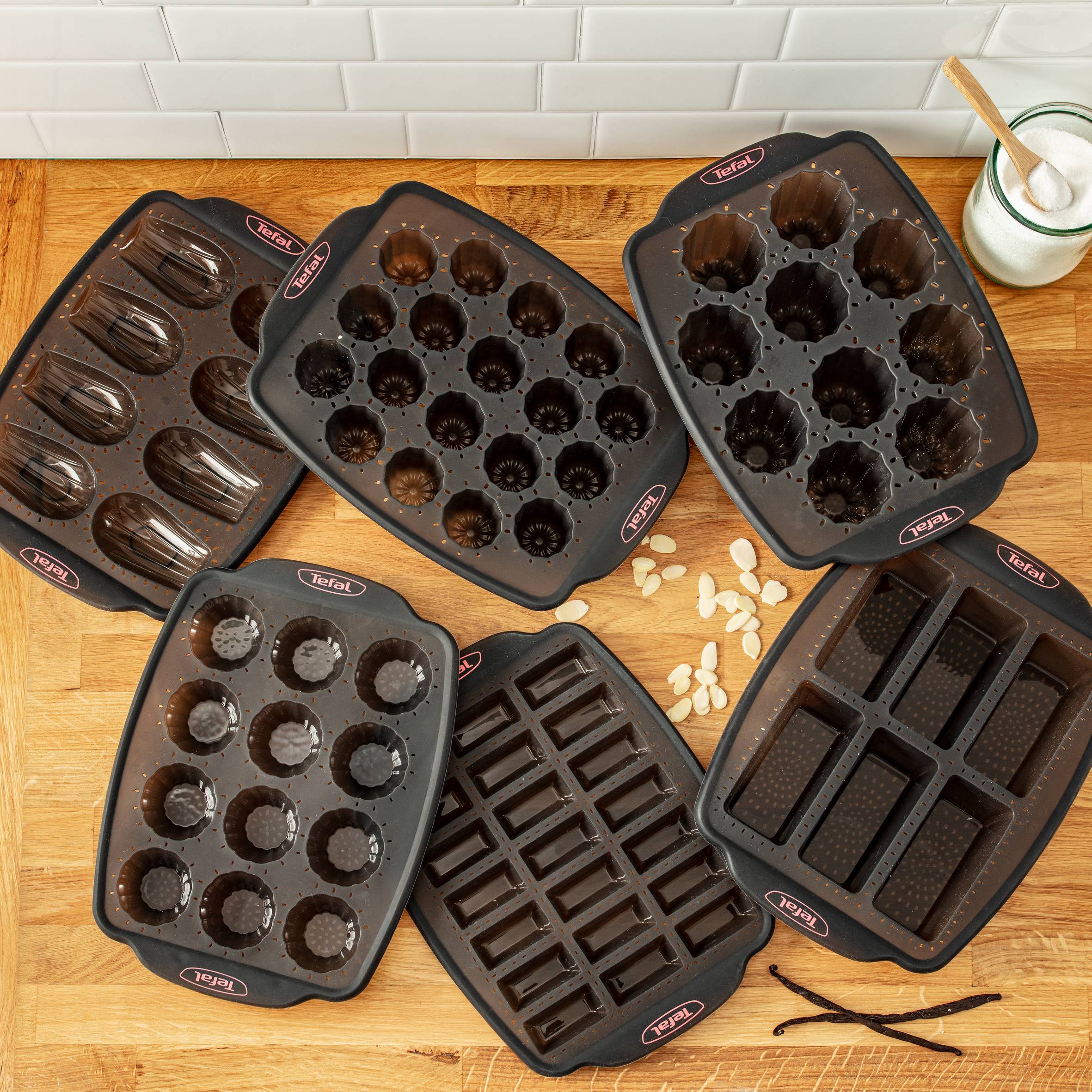 Crispybake moule 8 madeleines 29x21cm