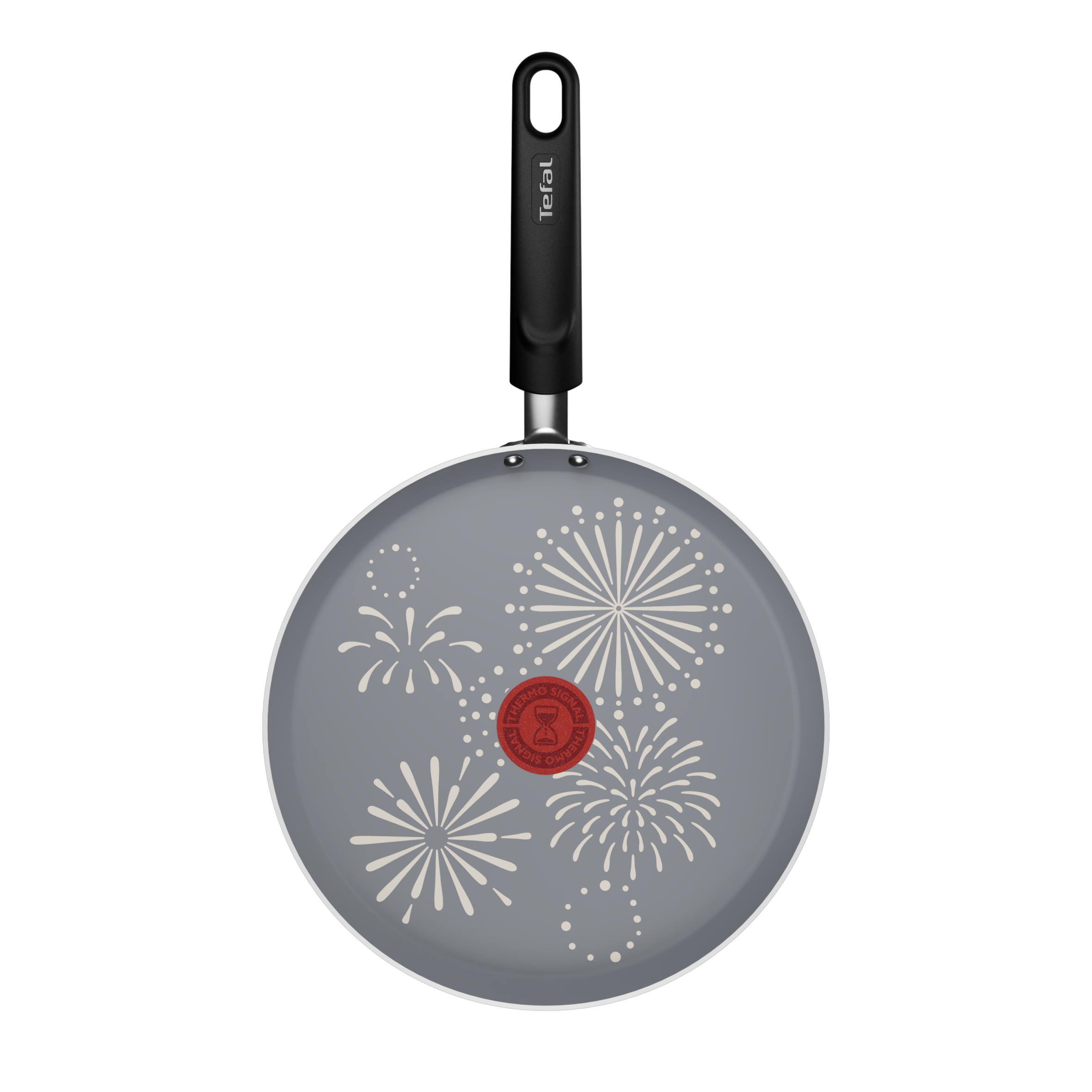 Chandeleur&nbsp;2026, Poêle à crêpes 25&nbsp;cm, Revêtement antiadhésif, Jaune