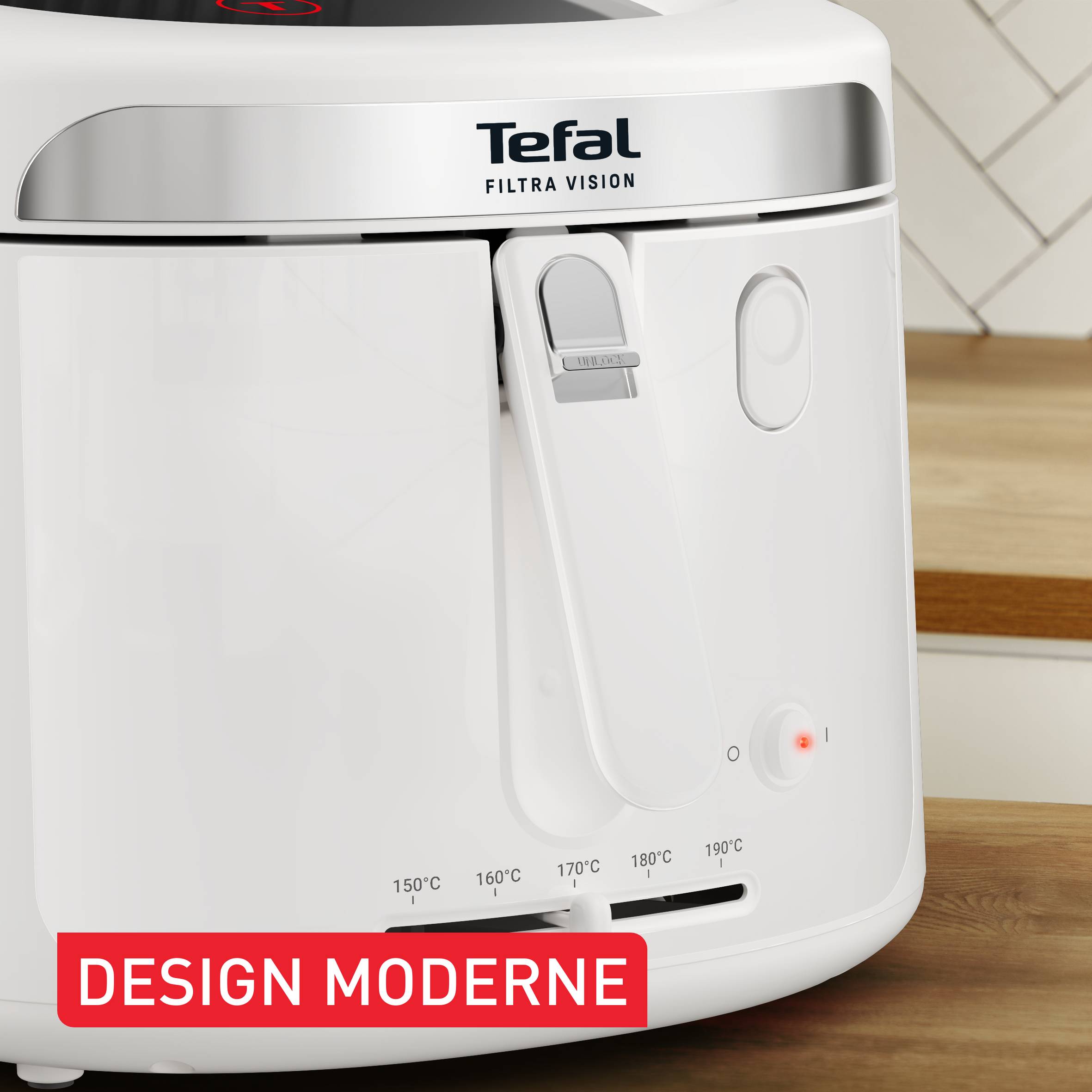 Filtra Vision, Friteuse, Fenêtre de visualisation très large pour garder un oeil sur la cuisson