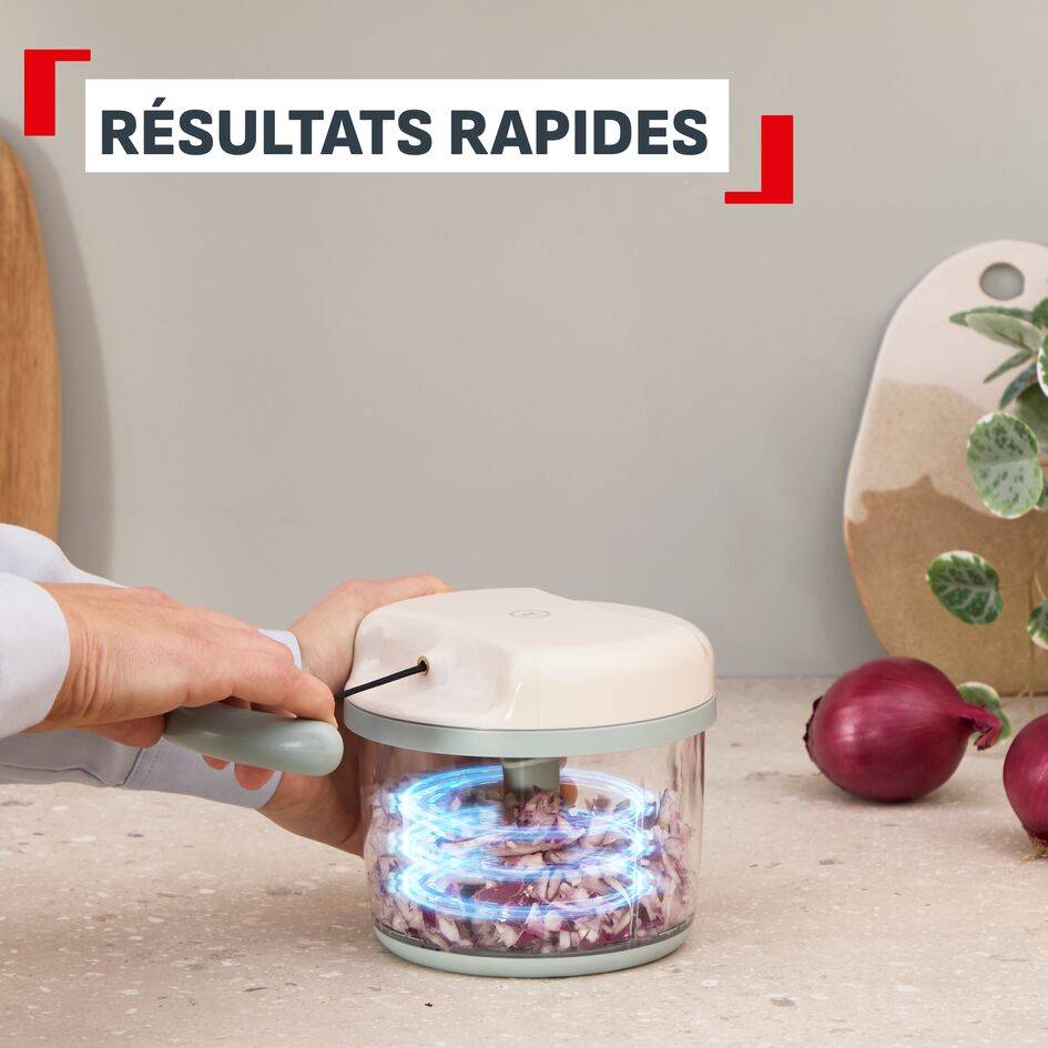 5 secondes, Hachoir manuel, Résultats parfaits, Rapide et facile à utiliser