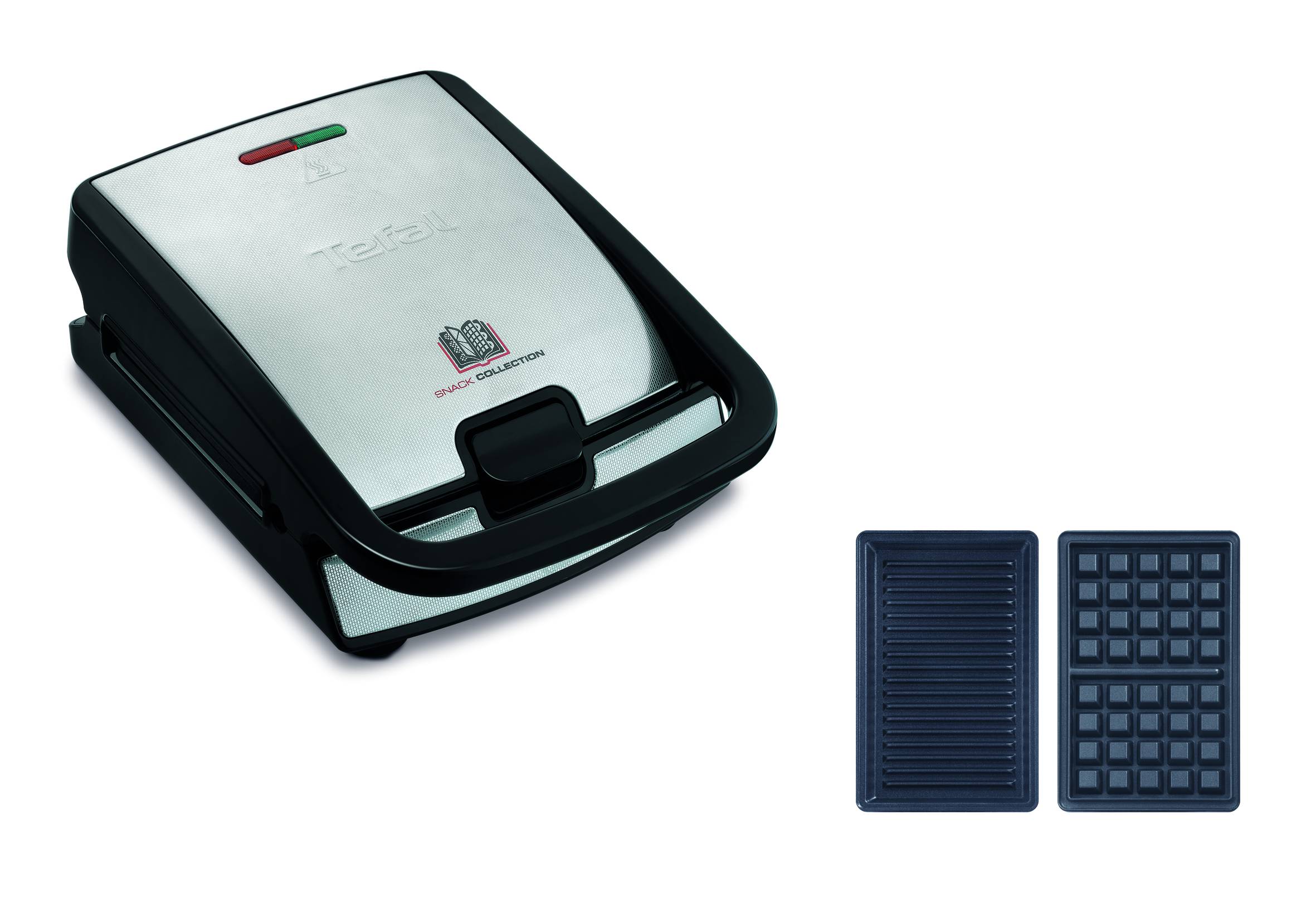 Snack Collection, 2 jeux de plaques, sandwichs et gaufres