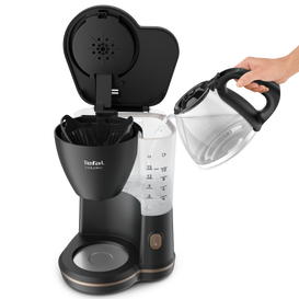 Tefal : Cafetière Filtre, Capacité 0,6 L, Compacte, Fonction Anti Goutte Pour Servir Pendant La Percolation Bouton Onoff Lumineux Maintien Au Chaud 30 Minutes Arret Automatique Cm340811 Tefal : Cafetière Filtre, Capacité 0,6 L, Compacte, Fonction Anti Goutte Pour Servir Pendant La Percolation Bouton Onoff Lumineux Maintien Au Chaud 30 Minutes Arret Automatique Cm340811