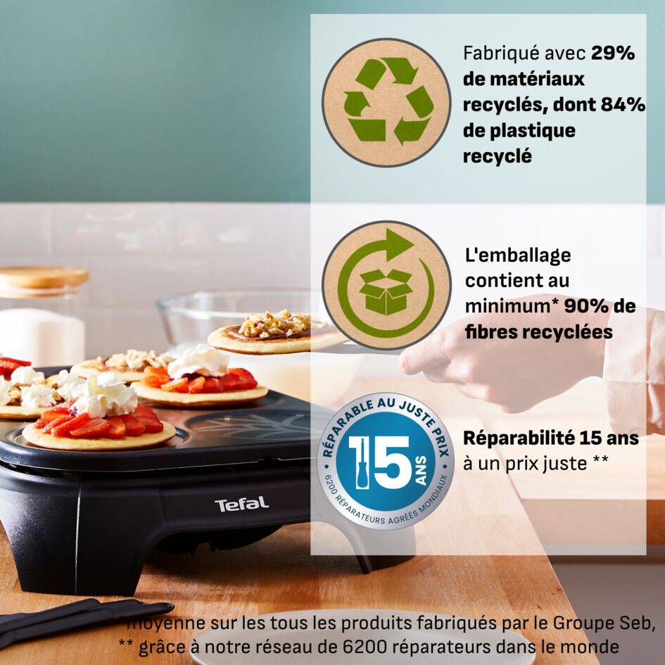 CREP'PARTY NOIR 6 CREPES