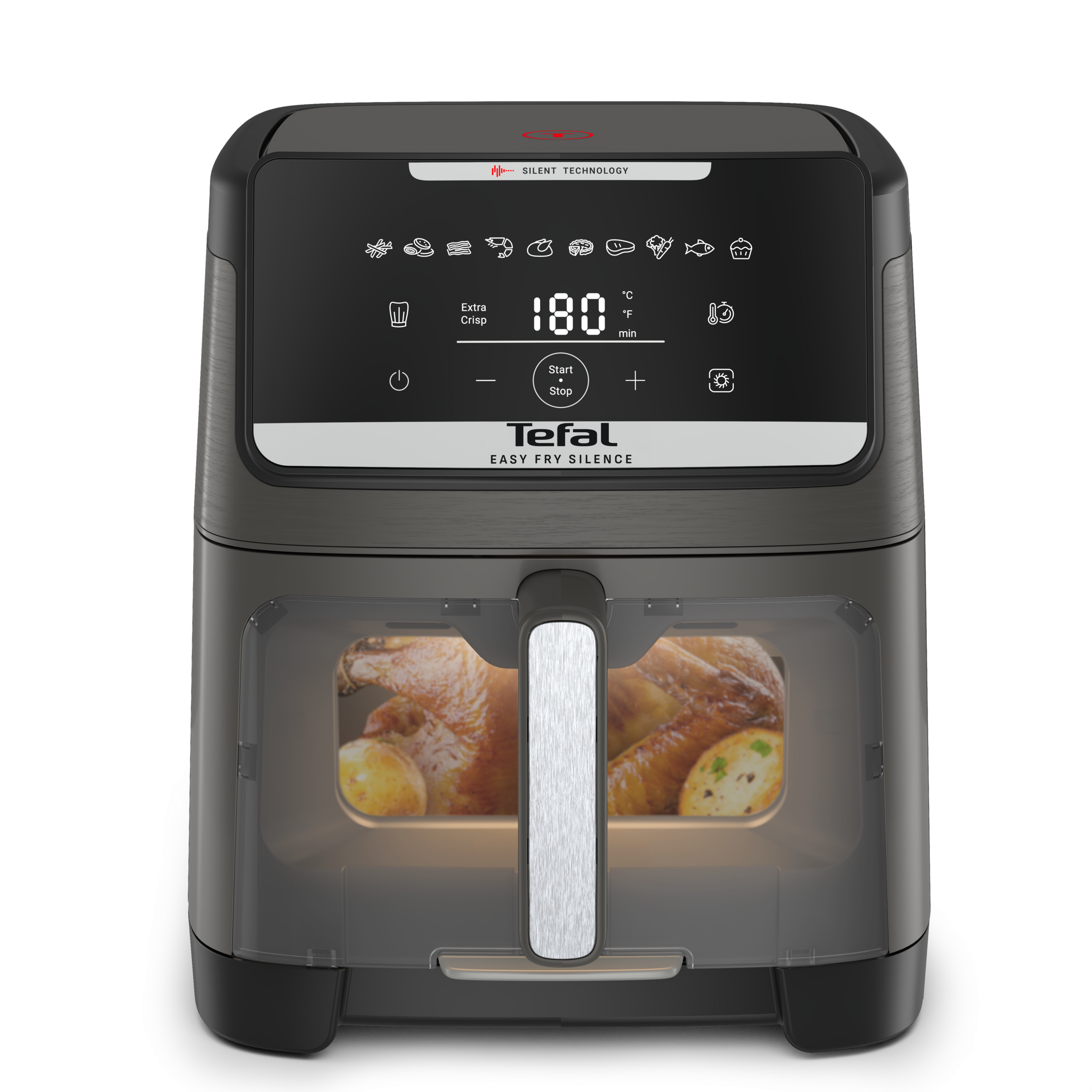 Easy Fry Silence 7&nbsp;L, Le air fryer XXL le plus silencieux avec façade amovible