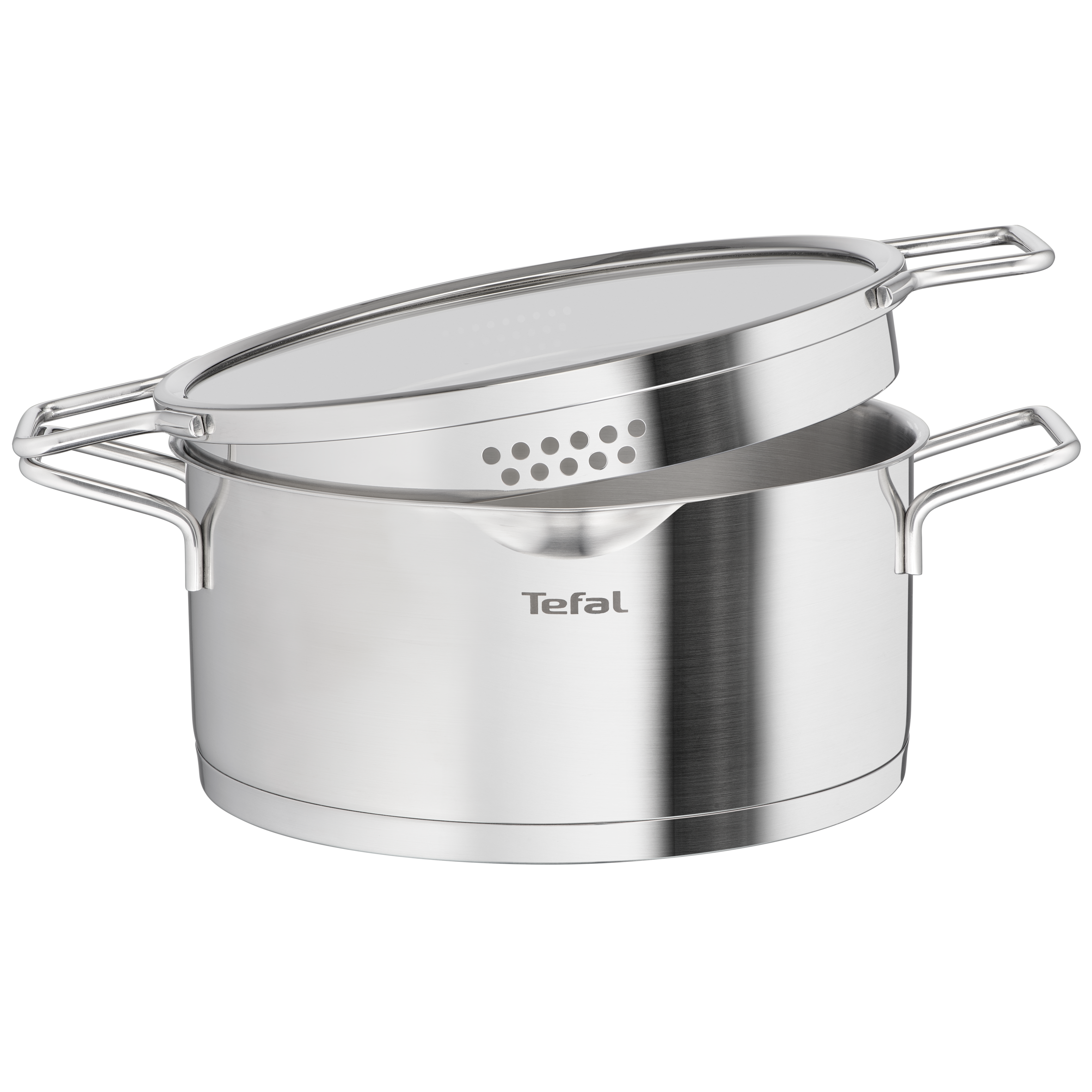 Nordica, Faitout, Inox, Induction, Couvecle égouttoir, 24cm