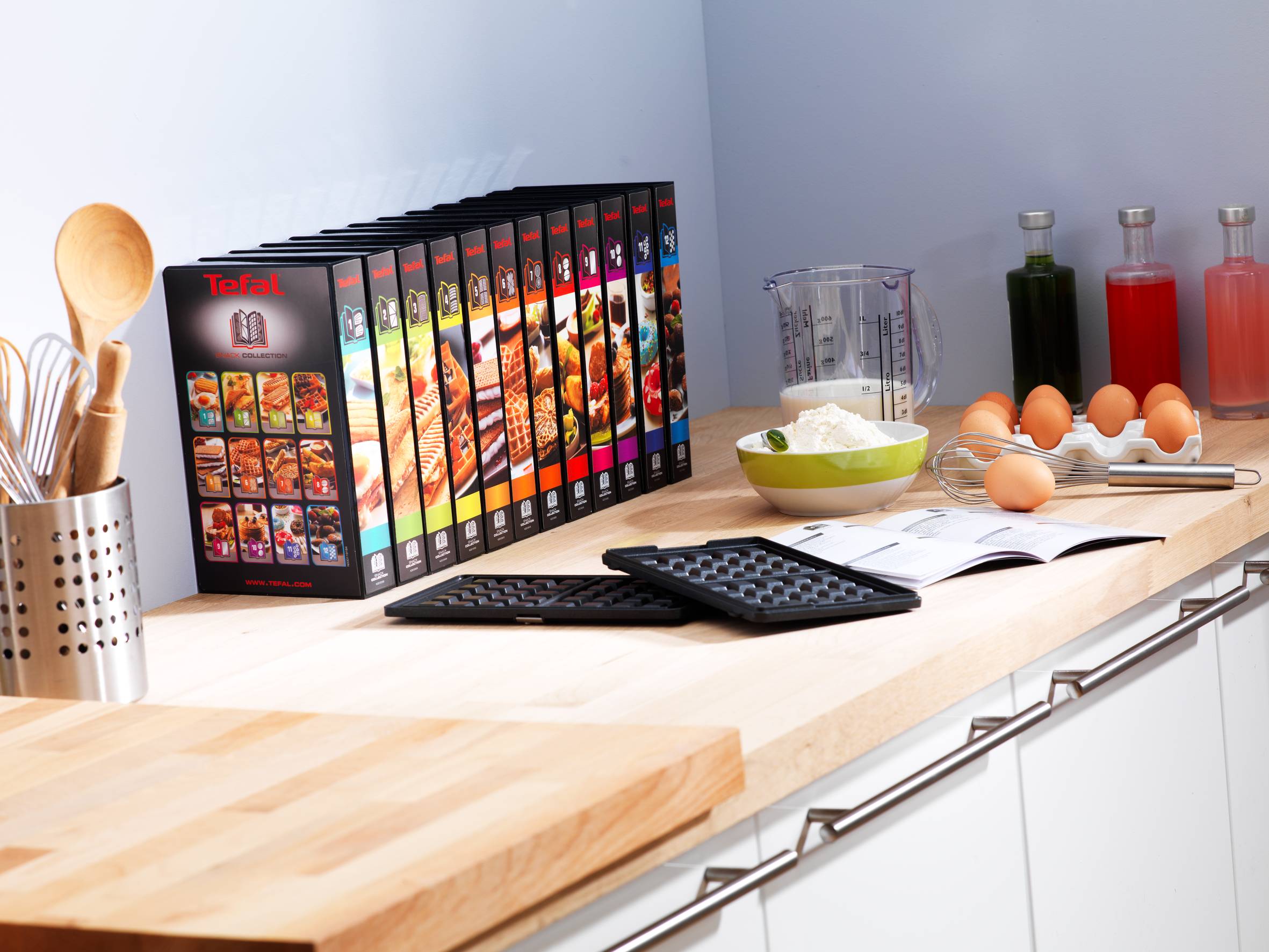 Snack Collection, 2 jeux de plaques, sandwichs et gaufres