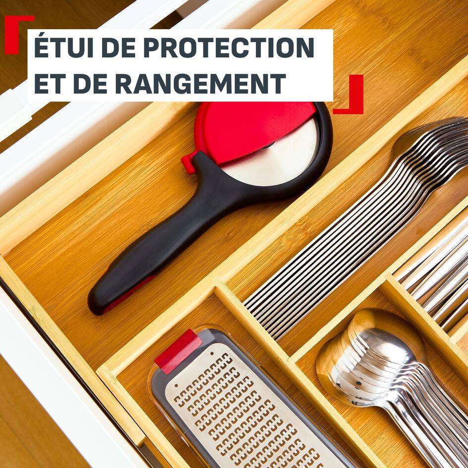 Ingenio+, Découpe-pizza, Étui de protection et de rangement, Lame amovible