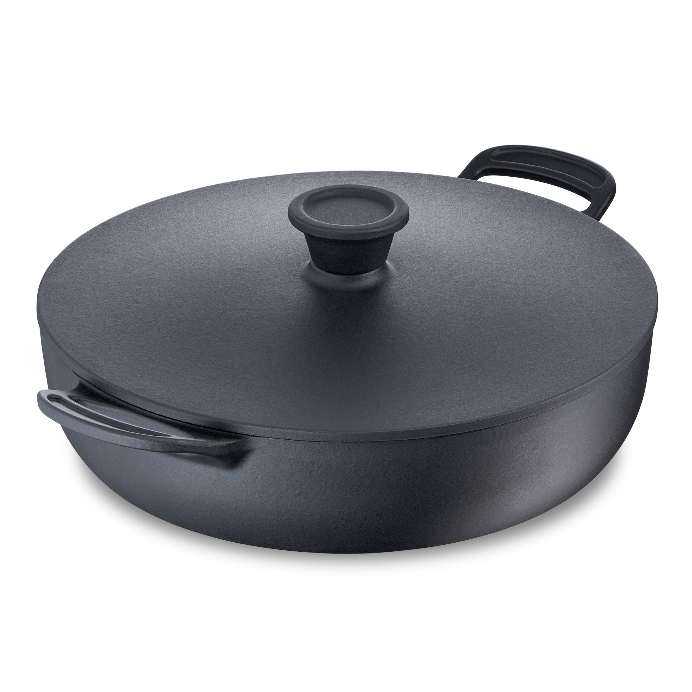 JAMIE OLIVER Premium fonte d'acier Sauteuse 2 anses 30 cm + couvercle