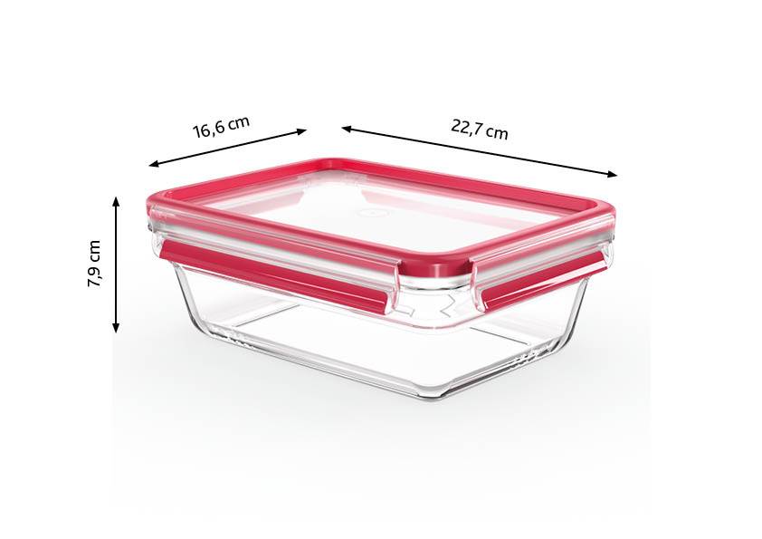 MASTERSEAL GLASS boite rect  1,3 L