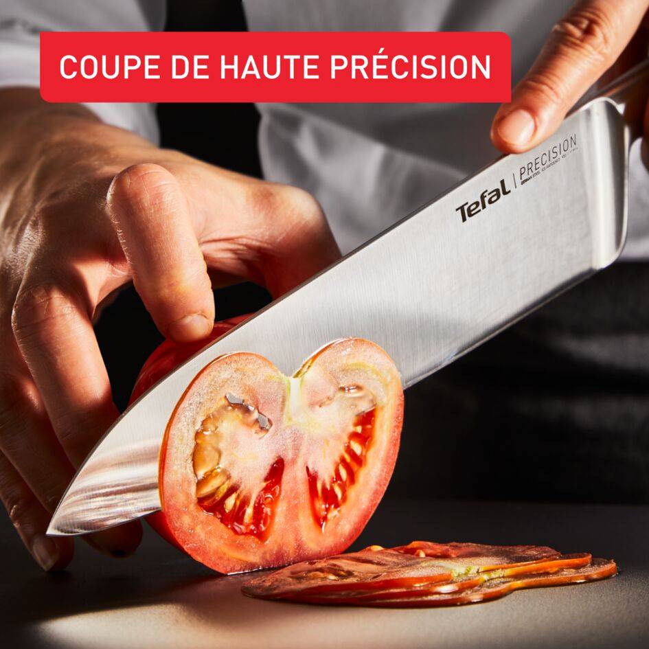 Precision Lot de 3 Couteaux Chef 15 cm, Office 12 cm, et A éplucher 9 cm