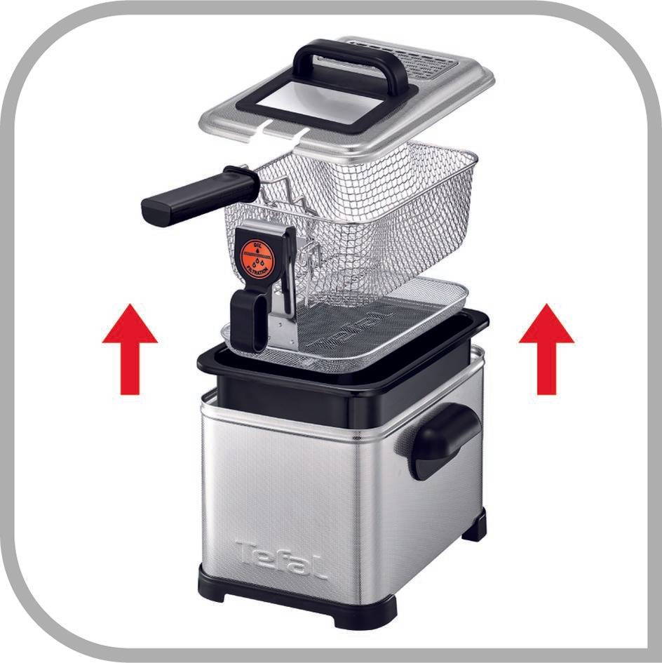 FILTRA PRO  INOX & DESIGN 3 L MINUTEUR DIGITAL